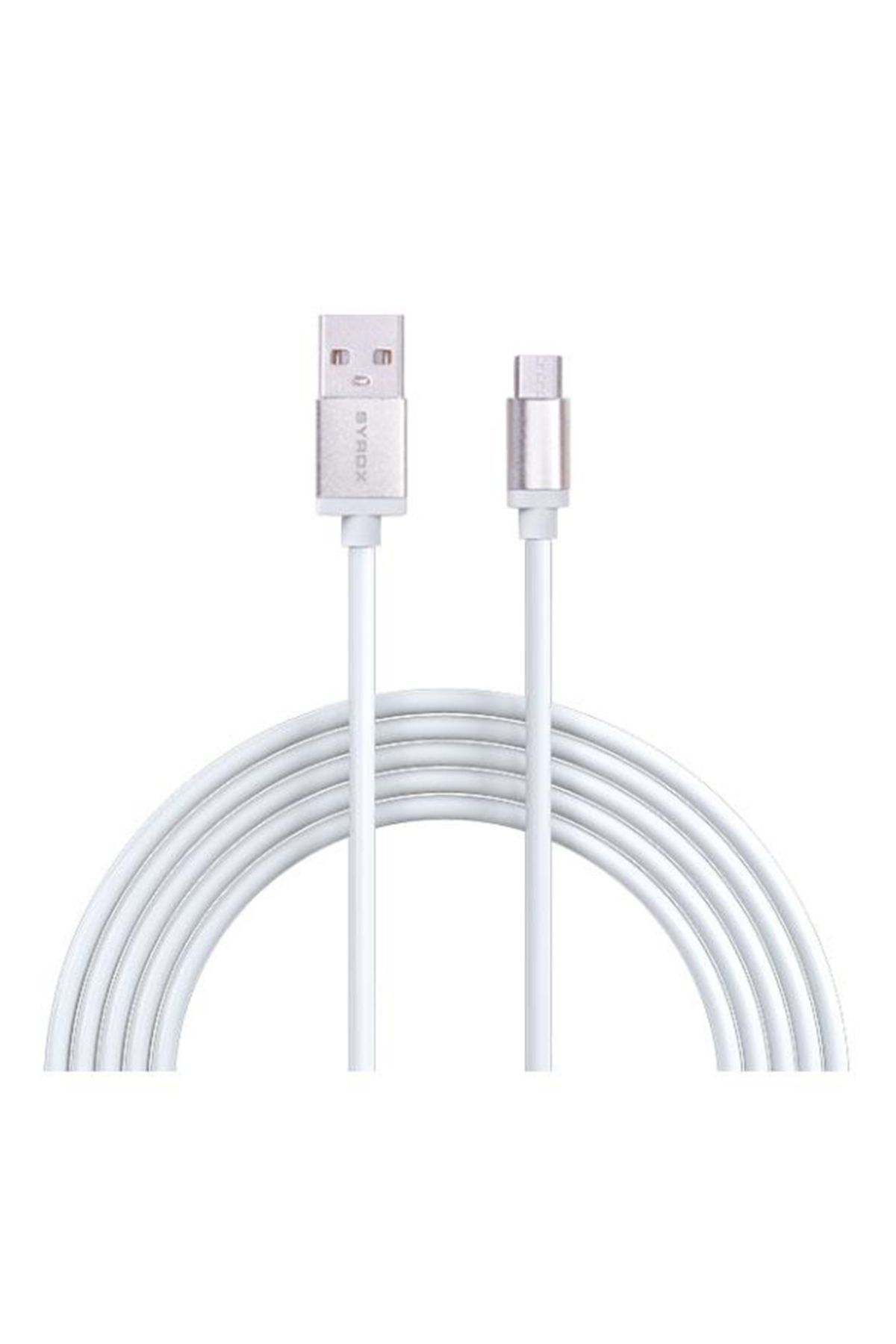 Syrox Gri C17 2.0A Micro Usb Şarj ve Data Kablosu 200cm