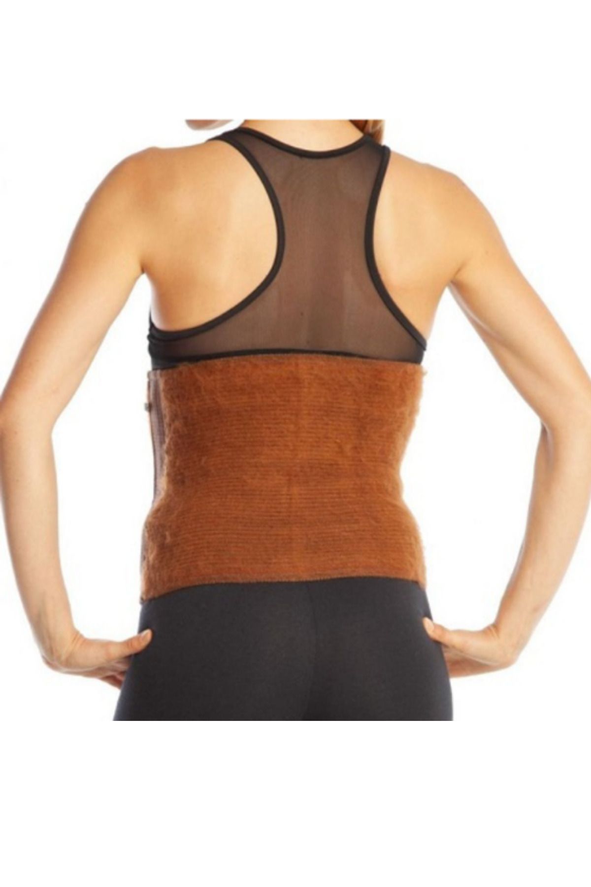 miresa-Nolinahot Camel Hair Wool Waist Corset Waist Girdle Waist Pain Keep Warm Corset with Wool 4