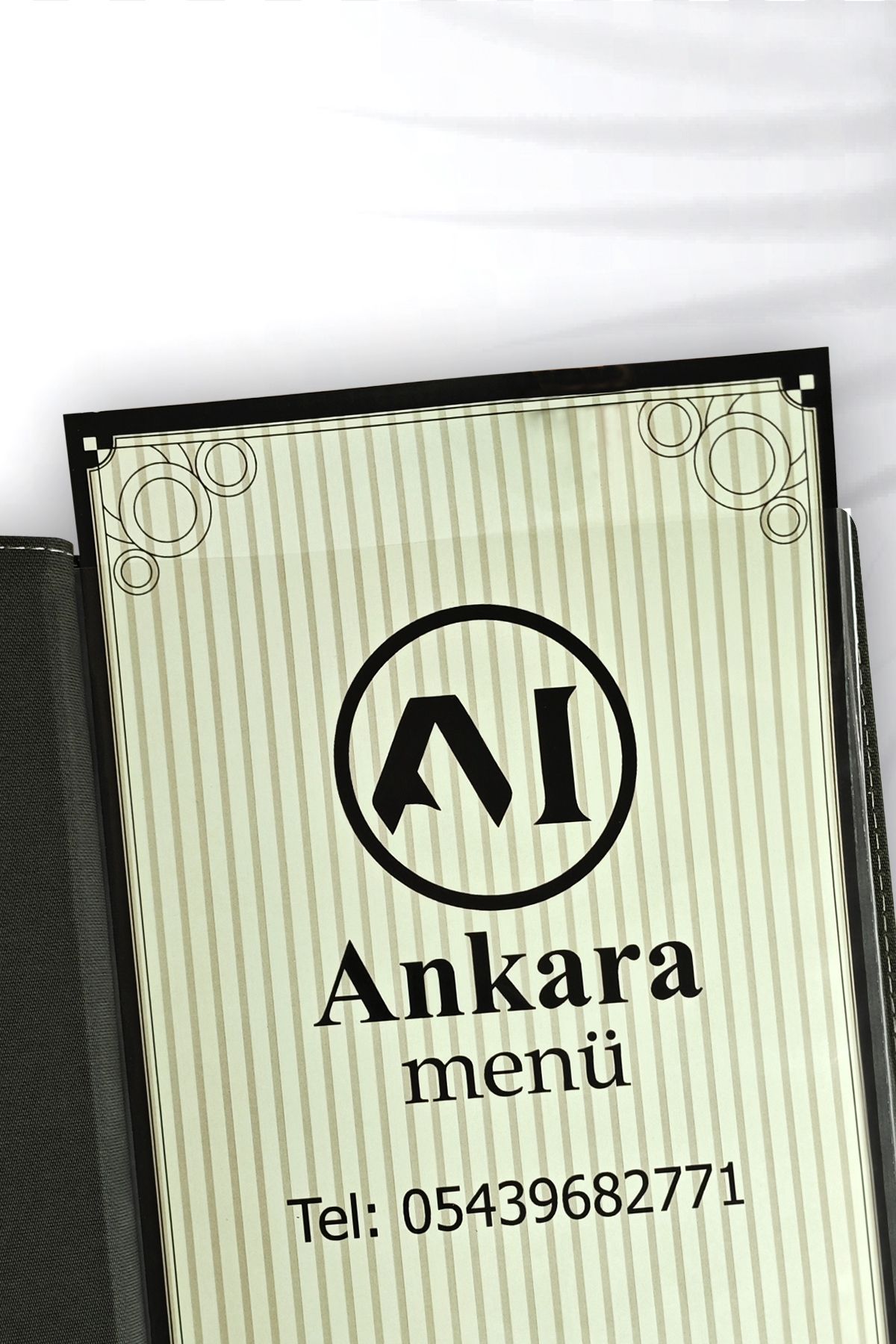 ankara menü-Acidatli Printed A4 Menu Container - 5 Sheets 7