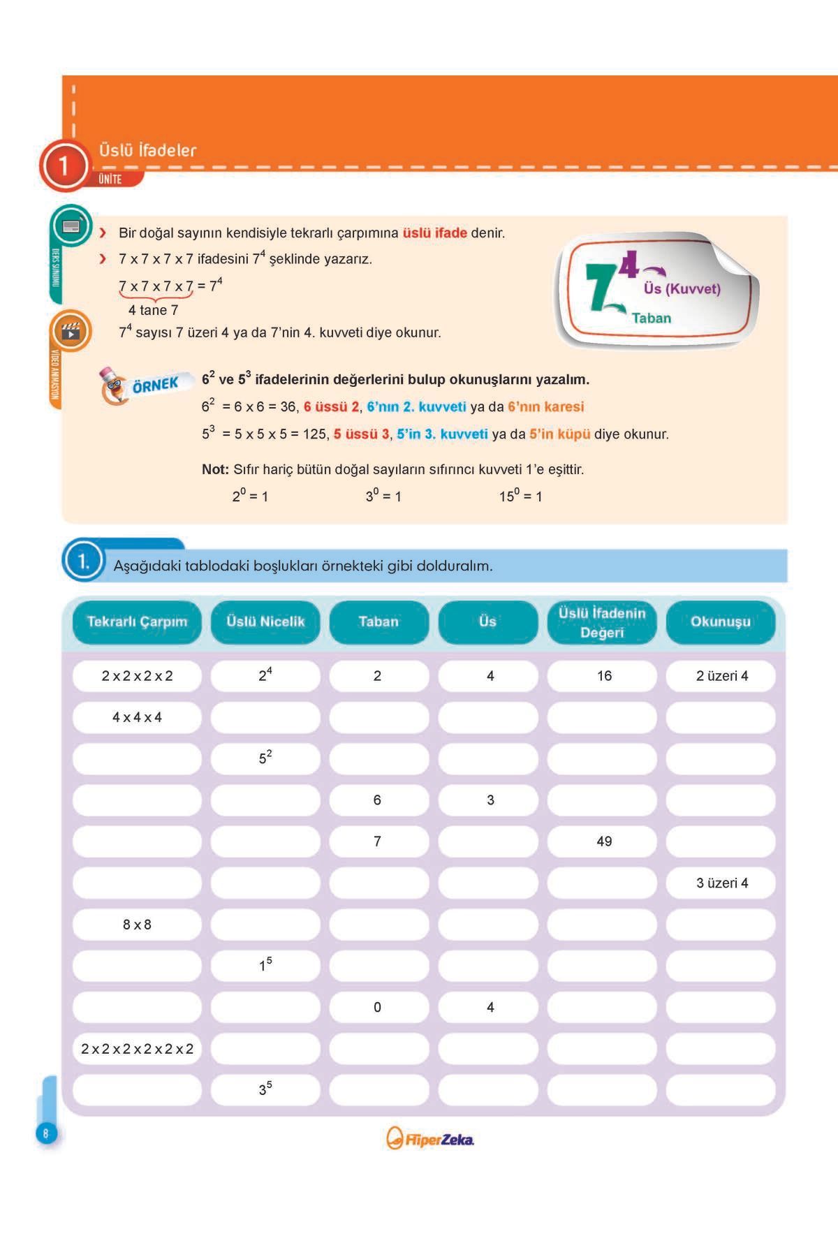6. Sınıf Hiper Matematik Konu Anlatımlı & Etkinlikli Soru Bankası Serkan Akça