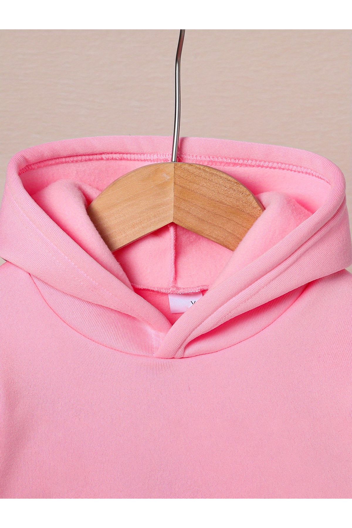 سویشرت پسرانه صورتی Let's Wear | 60040-sweat اورجینال - تصویر 3