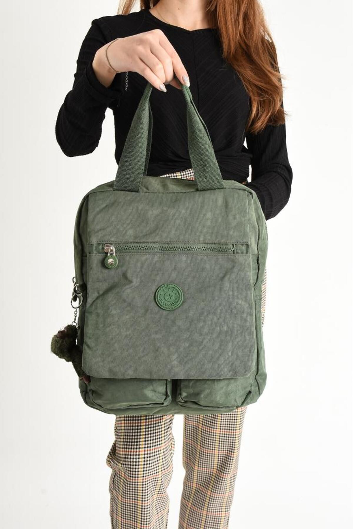 School Bag with Cover Comfortable Use on Hand or Back 35*30 cm Women's Backpack