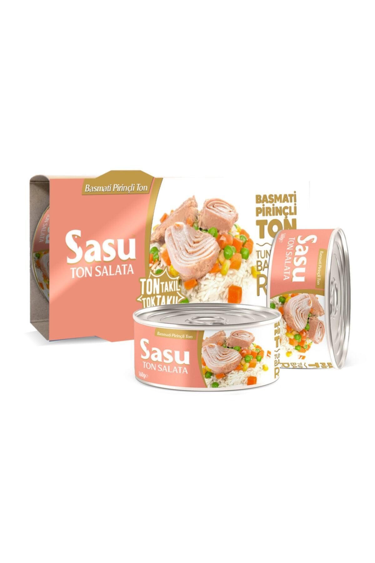 SASU Basmati Pirinçli Ton Salata 2x160g Iri Parça