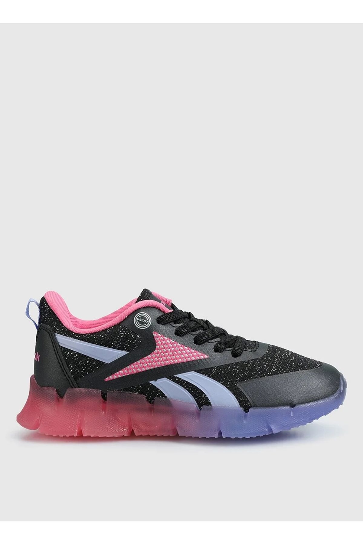 100206746-R Reebok R101963382 4W Zig N' کفش ورزشی نوزاد توری الاستیک درخشان مشکی Reebok