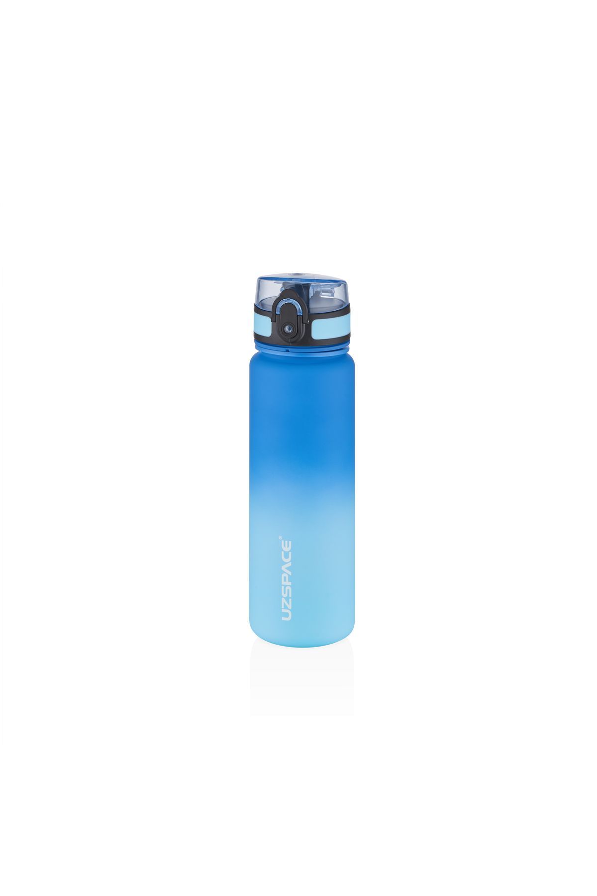 500ml Koyu Mavi - Açık Mavi Çift Renk Motivasyon Matarası Softtouch Ff Collection Tritan Su Matarası