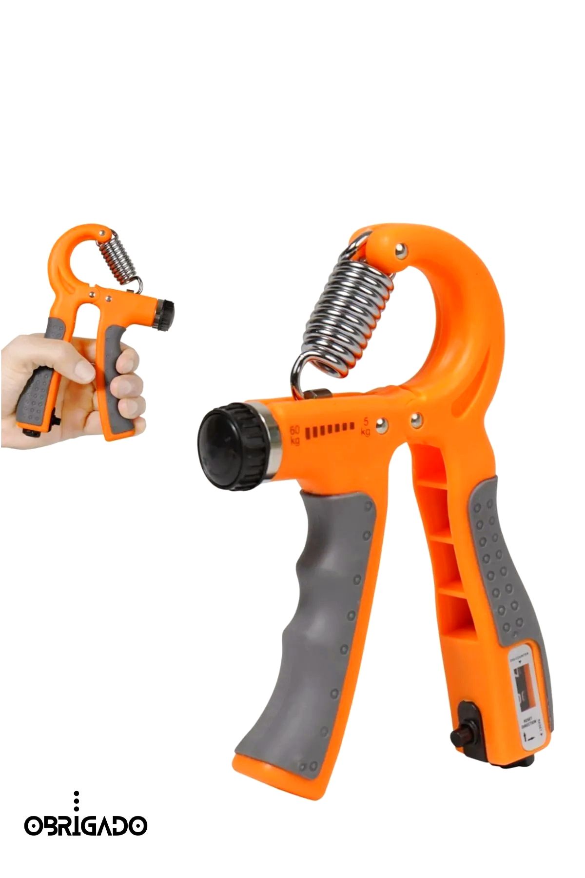 obrigado 5-60 kg Karpal Direc El Yayı El Kol Bilek Güçlendirici Egzersiz Aleti Direnç Yayı Egzersiz 1-Adet