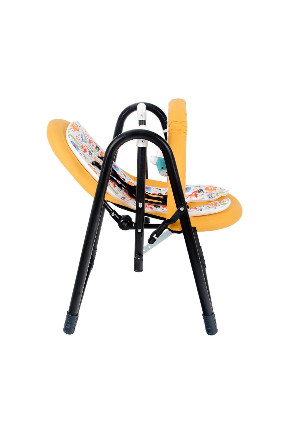 CHUBBY BABY Baby Lüx SwingJoy Portatif Hafif Taşınabilir Bebek Salıncağı Sarı fotoğrafı 4 (önizleme)