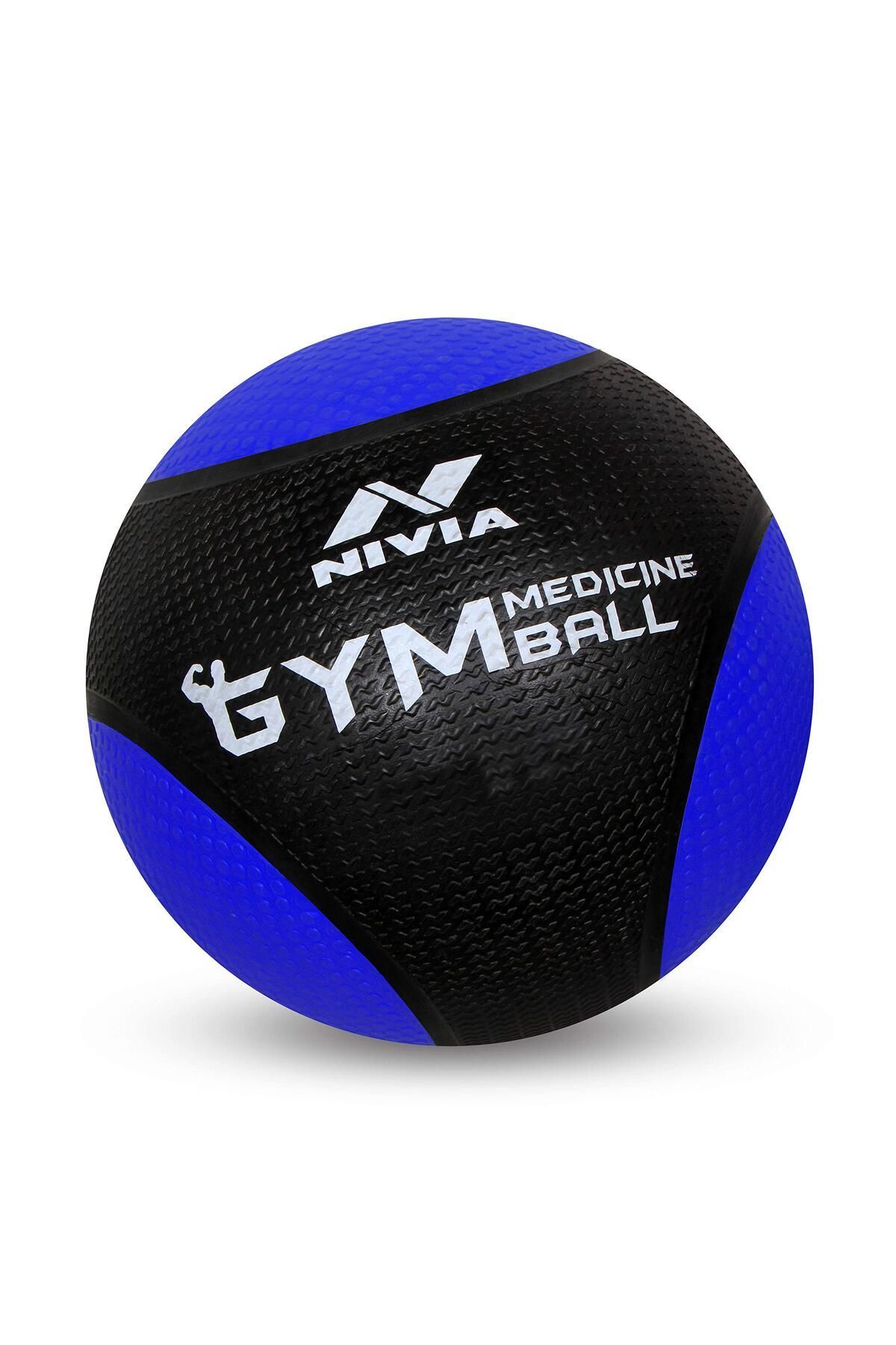 Nivia-Medicine Ball of 3 Kg | Assorted | Material : Rubber | For Workouts, Strength Training 1