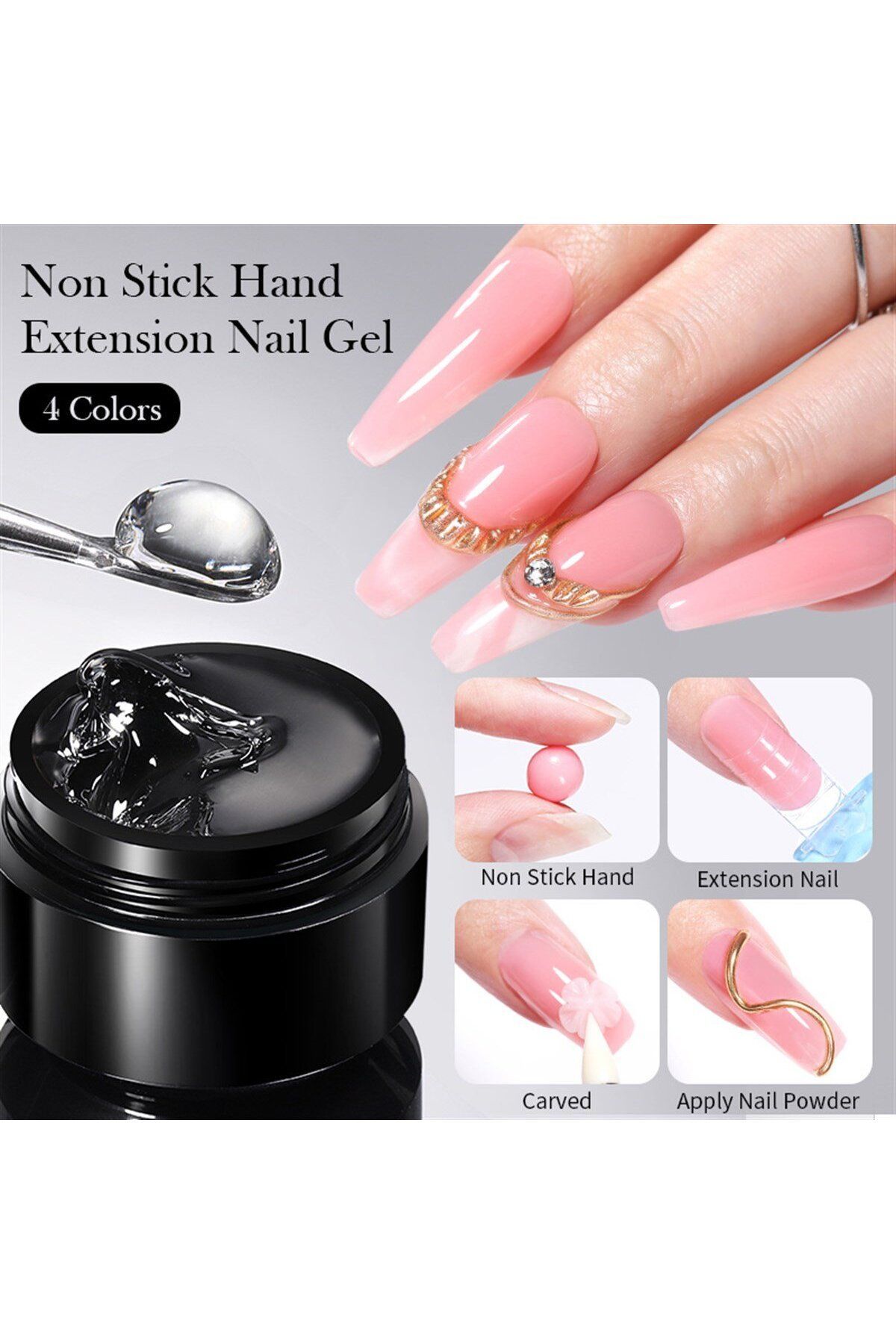 ژل اکستنشن نچسب شفاف Nsg-01 (56021) Born Pretty