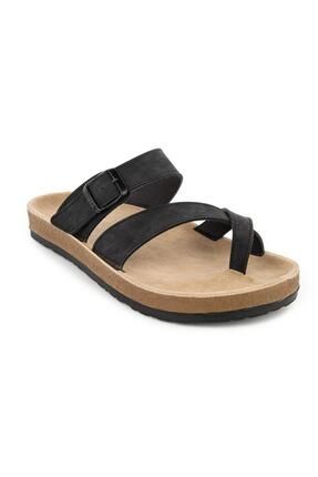 Muya Orthopedix Haiko Ayarlanabilir Tokalı Parmak Arası Erkek Terlik 34304