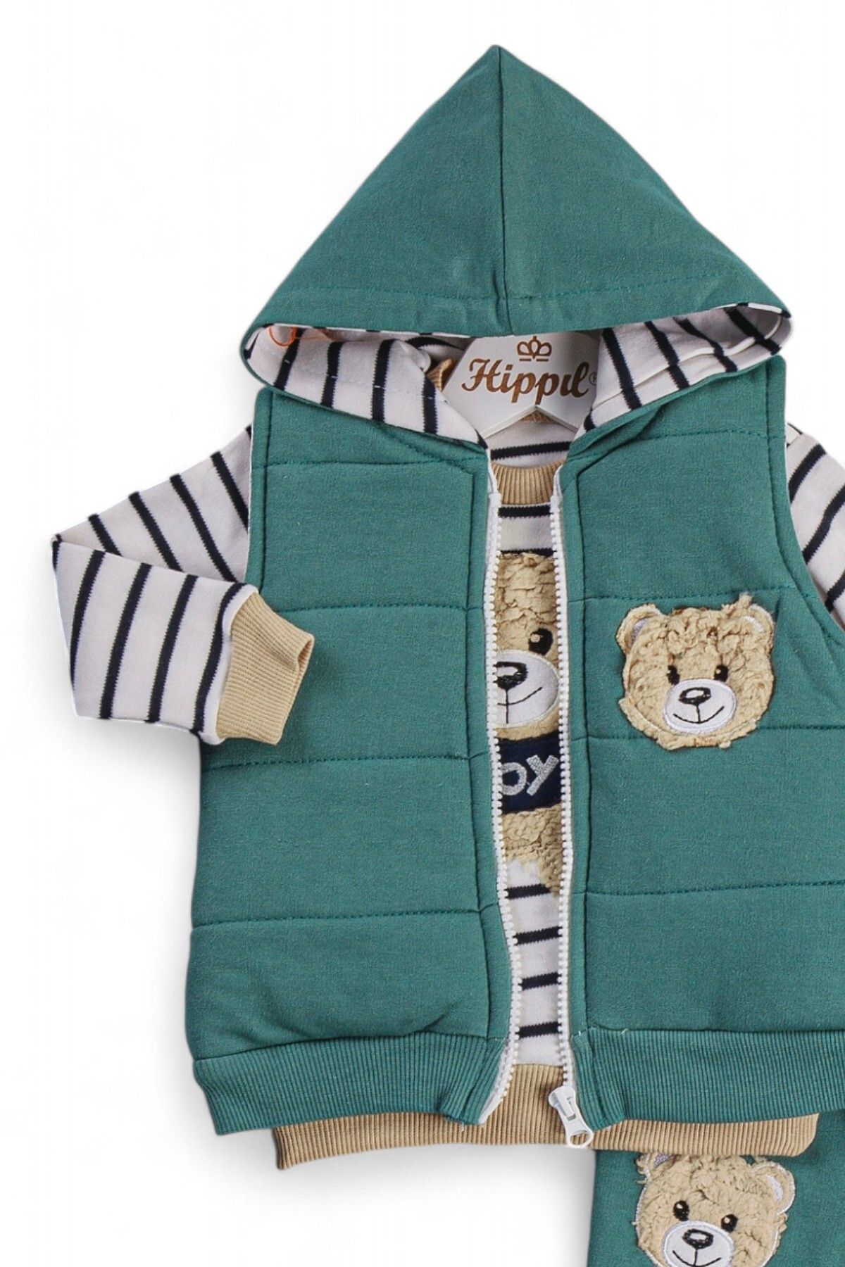 Ege Bebek 691218 Months Embroidered Inflatable Vest Fiber Filler 3