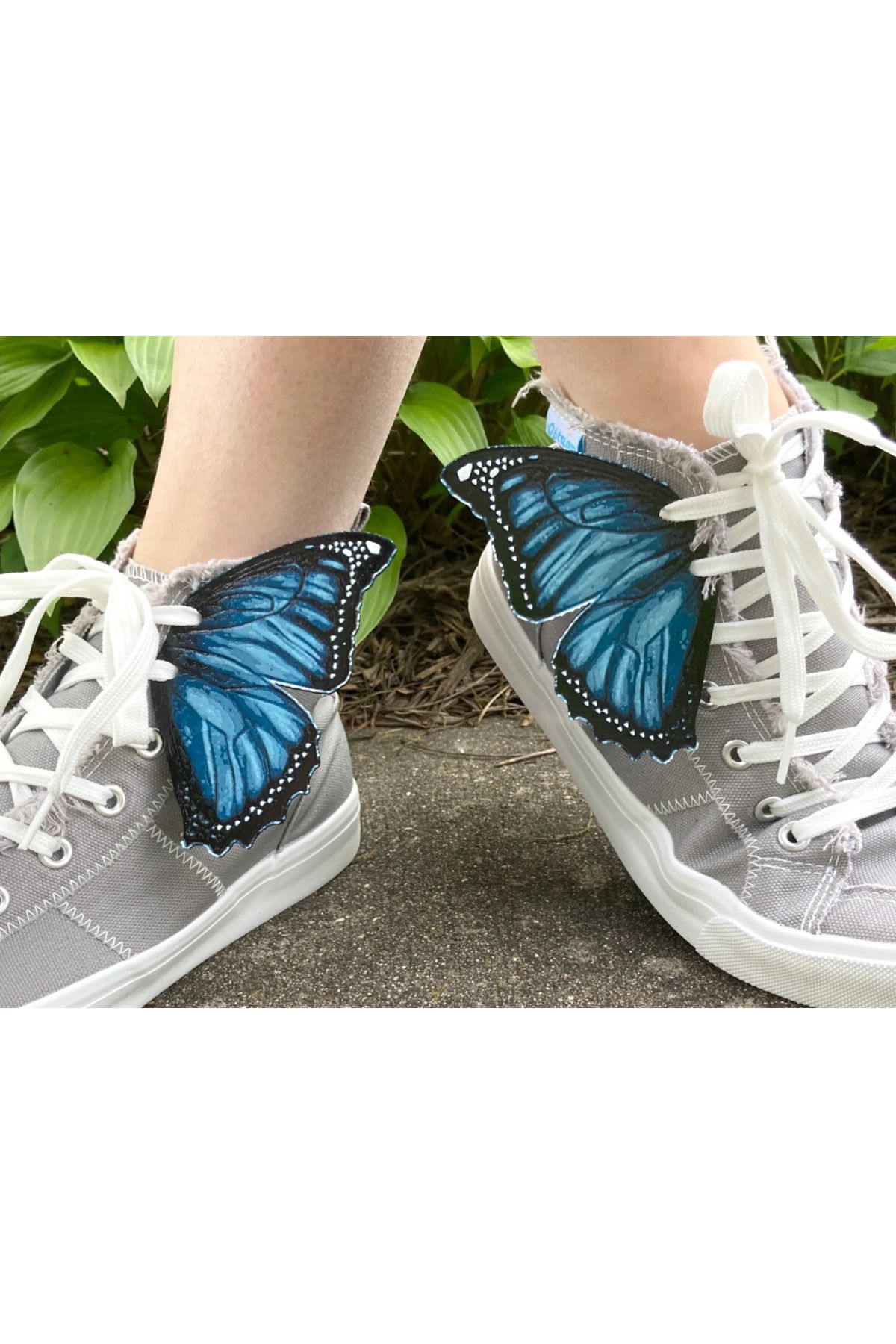 barsdepo-Pink Ornamental Butterfly Shoes - Lacing Design 5