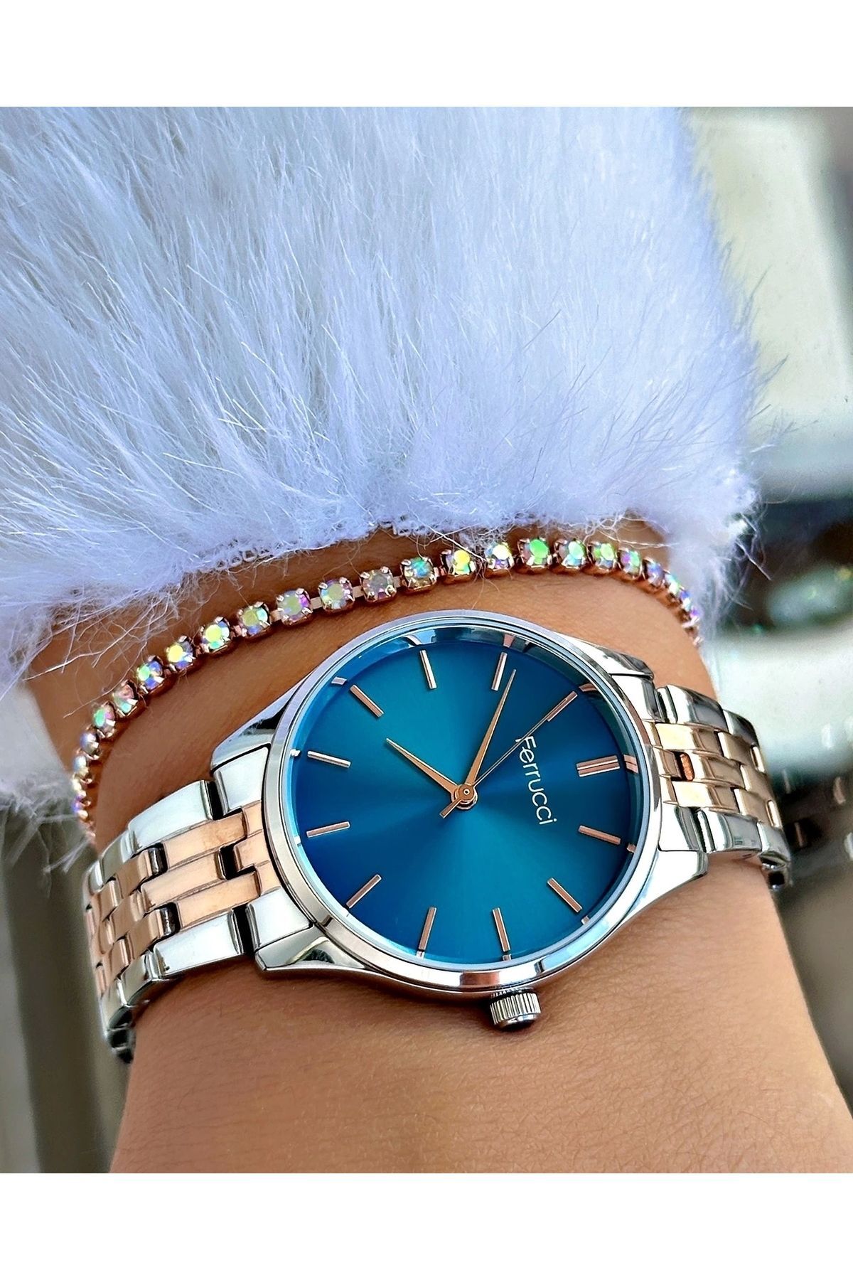 Ferrucci  FC 12680M.03 Çelik Kordon Kadın Kol Saati - Görsel 5