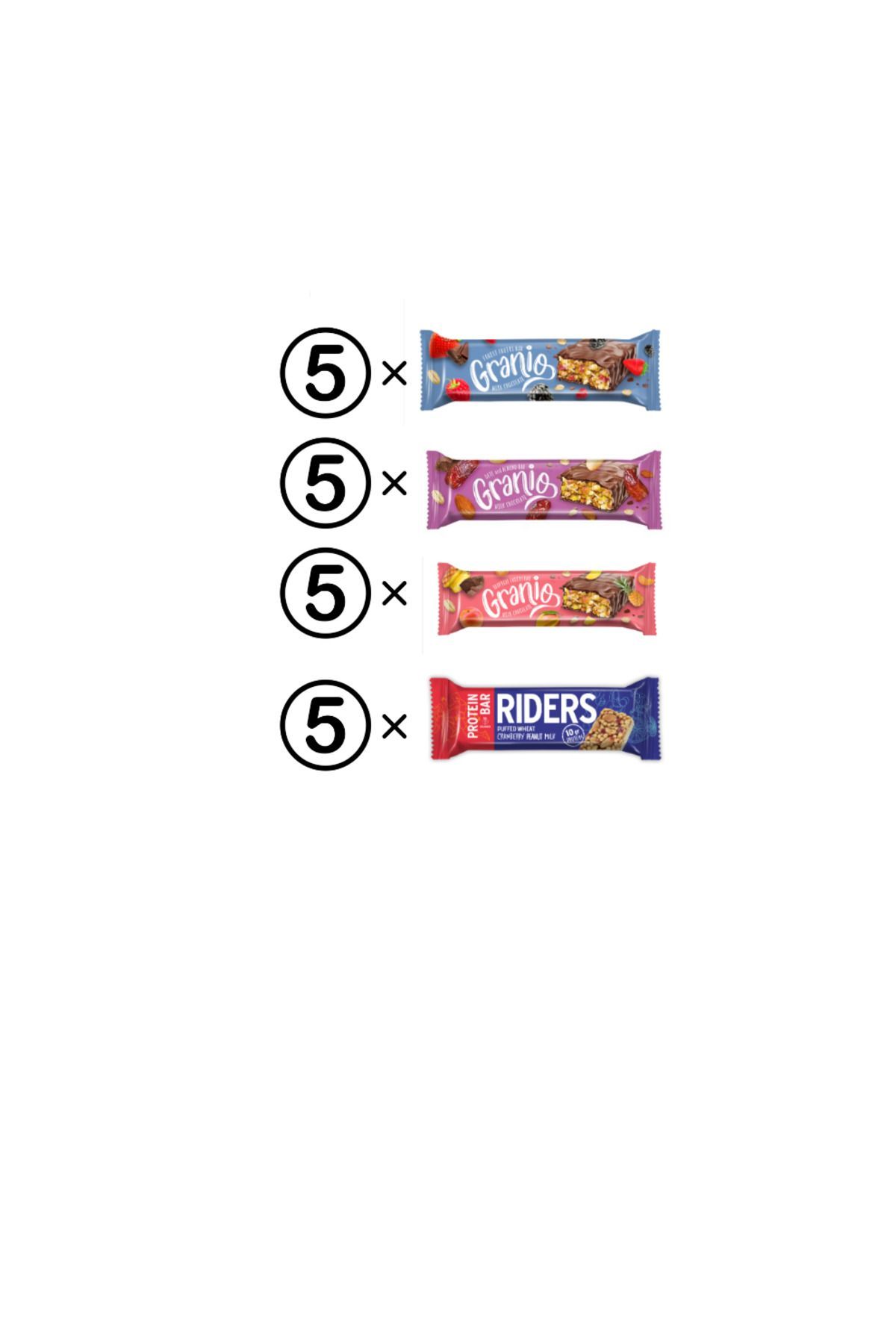GRANIO Protein Ve Meyve Bar 20 Li