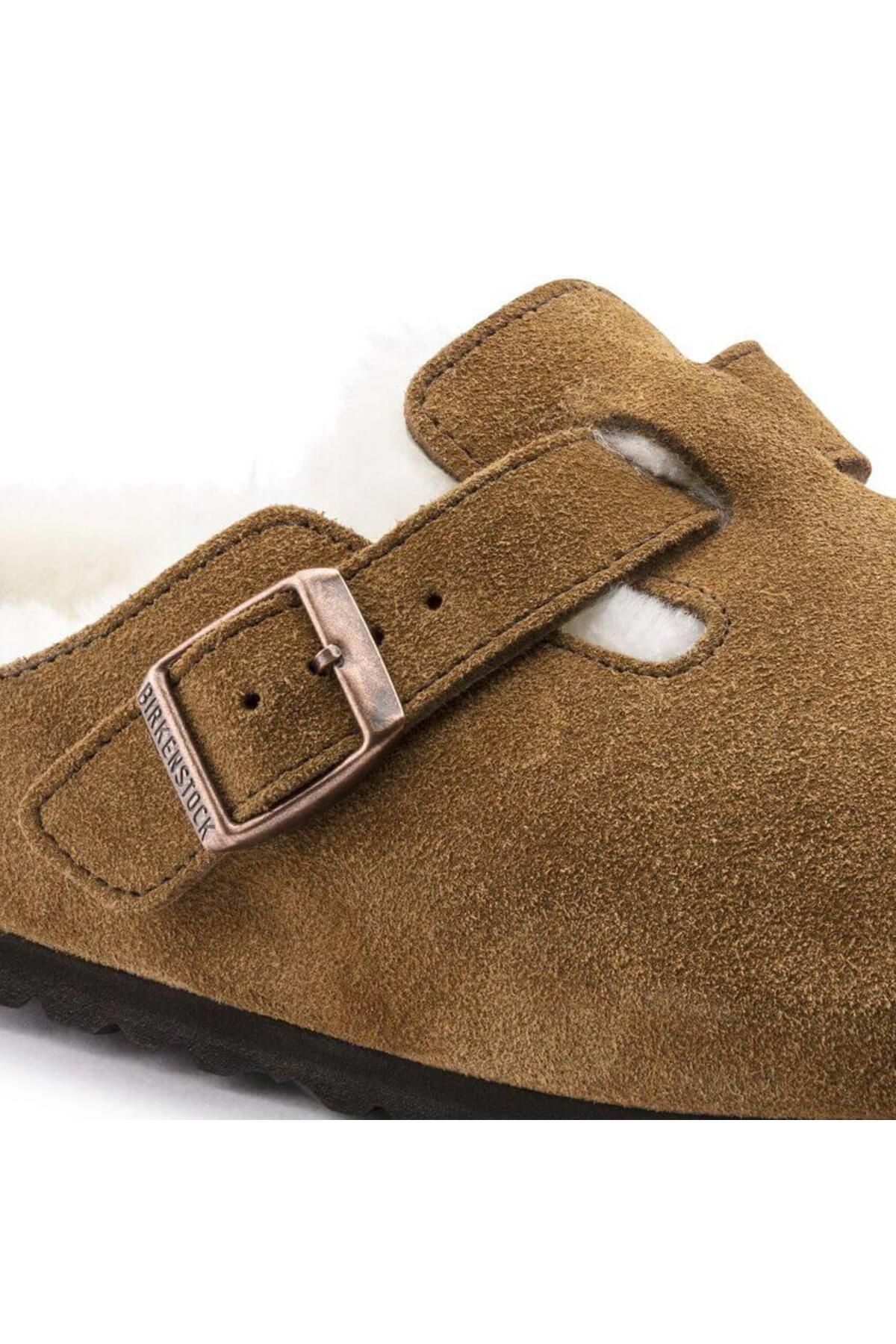 دمپایی Birkenstock بیرکن‌استوک زنانه شارلینگ Boston VL - Mink اورجینال - تصویر 7
