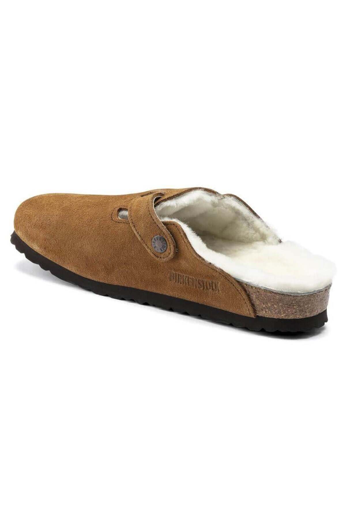 دمپایی Birkenstock بیرکن‌استوک زنانه شارلینگ Boston VL - Mink اورجینال - تصویر 6