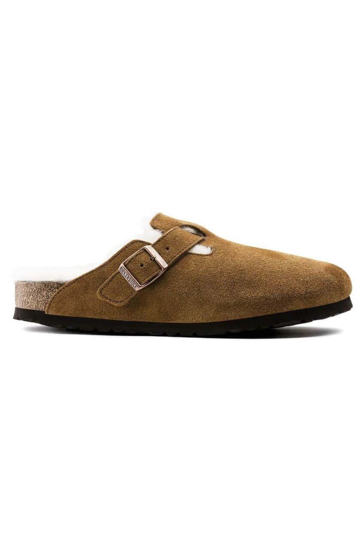 دمپایی Birkenstock بیرکن‌استوک زنانه شارلینگ Boston VL - Mink اورجینال - تصویر 2