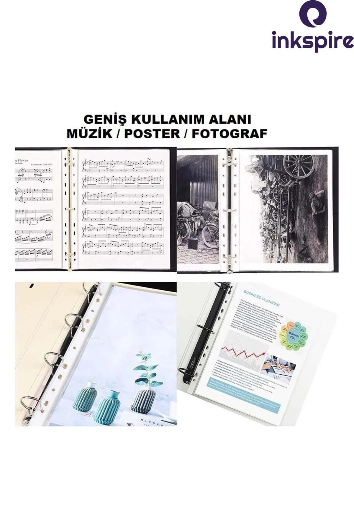 inkspire-A3 Clear Foil File - 15 Pieces, Perforated Edge, Sachet File, 1 Pack of 15 Office Net 4
