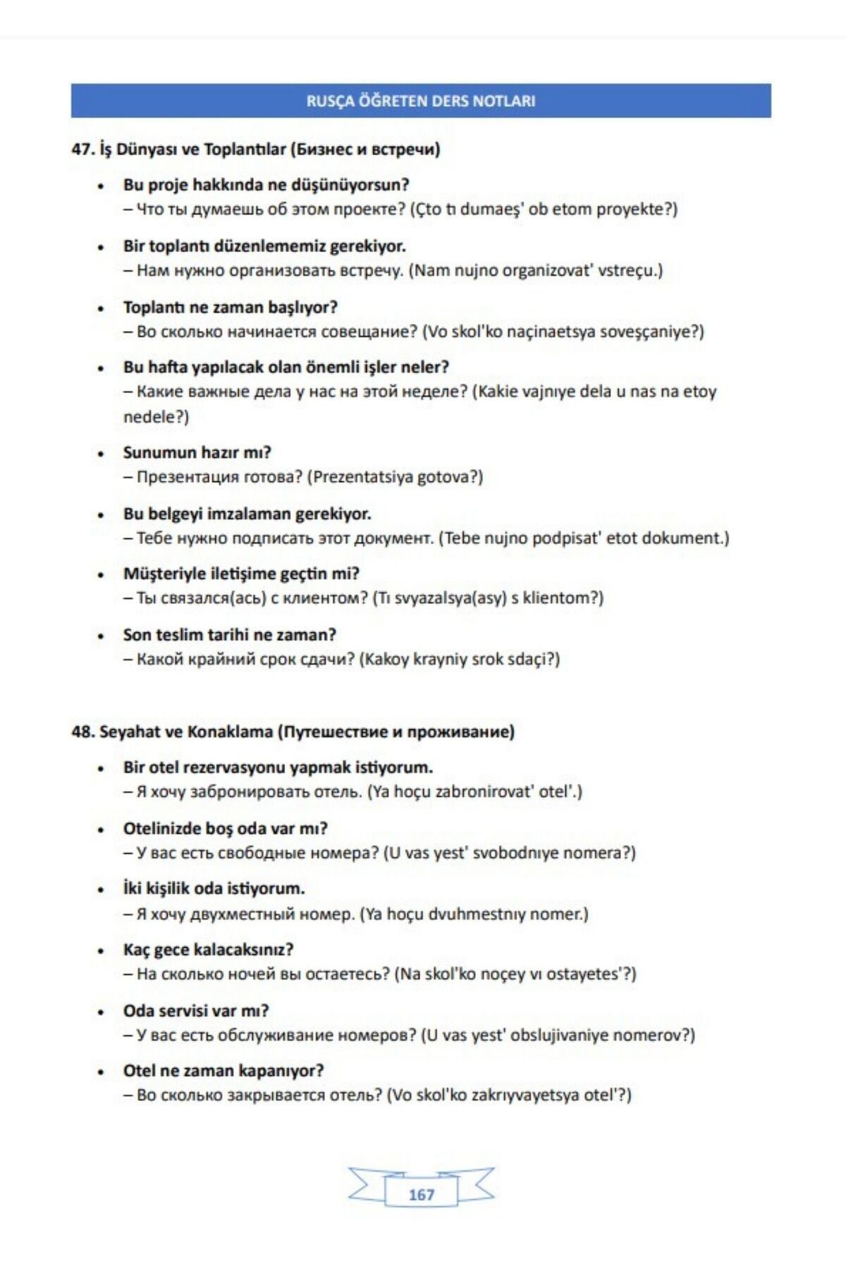 Enine Boyuna Eğitim-Lectures Notes Teaching Russian 3