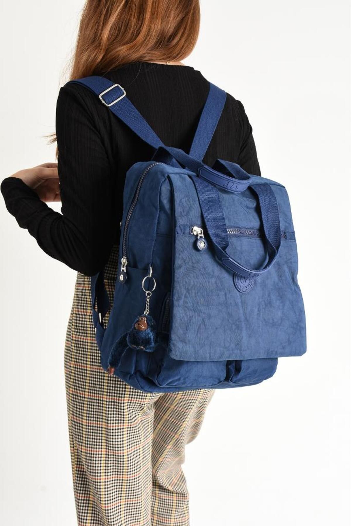 School Bag with Cover Comfortable Use on Hand or Back 35*30 cm Women's Backpack
