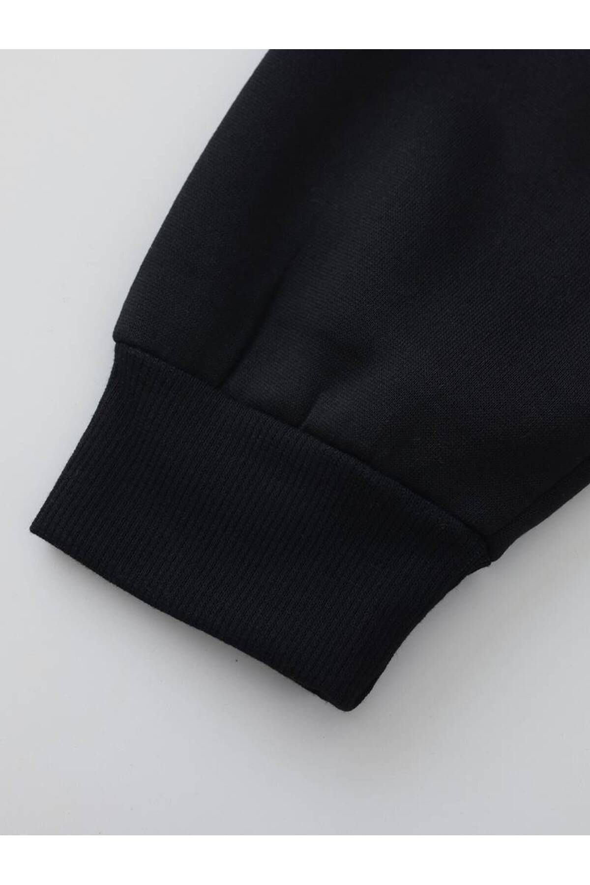 سویشرت پسرانه مشکی Keywest | palmiyeebaskı اورجینال - تصویر 5