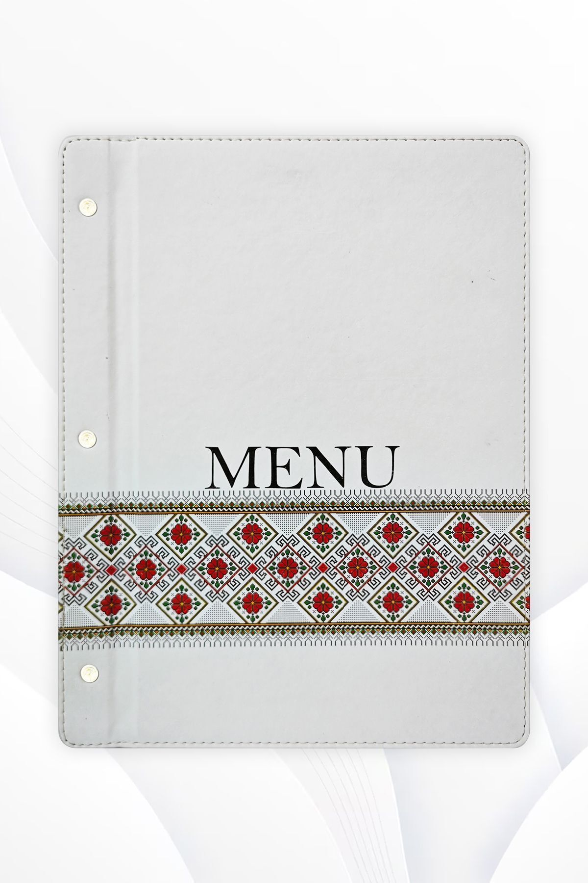 ankara menü-5 Sheets A4 Menu Container - Printed and Acidated 1