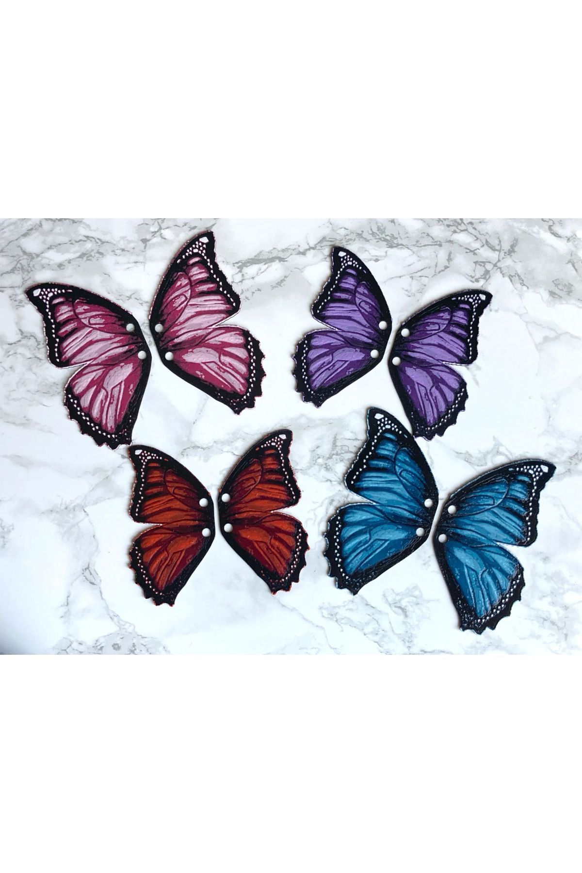 barsdepo-Pink Ornamental Butterfly Shoes - Lacing Design 4