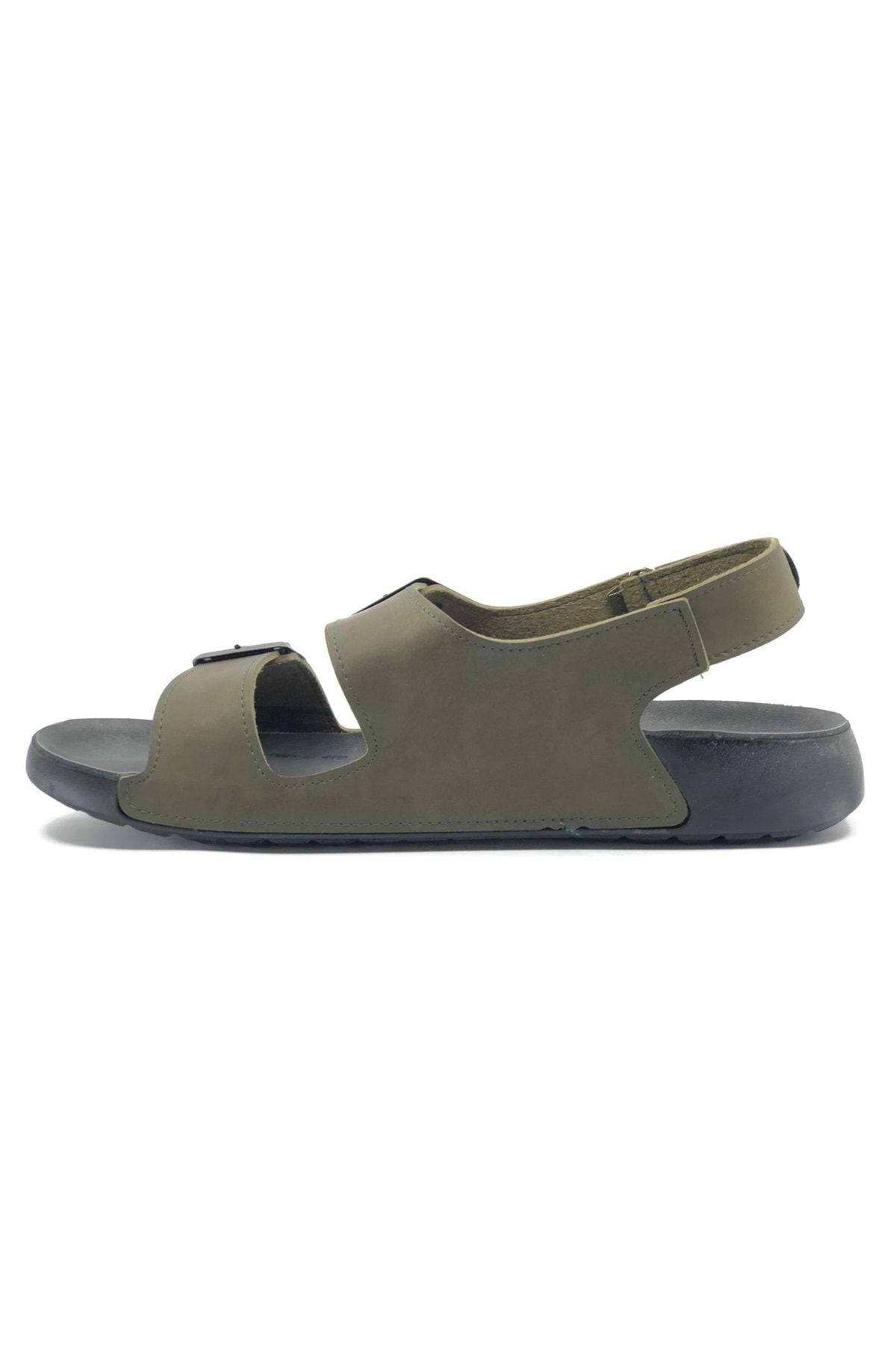 KCMN-Aryan 80-954 Dr. Recommended Orthopedic Men's Sandals GREEN 3