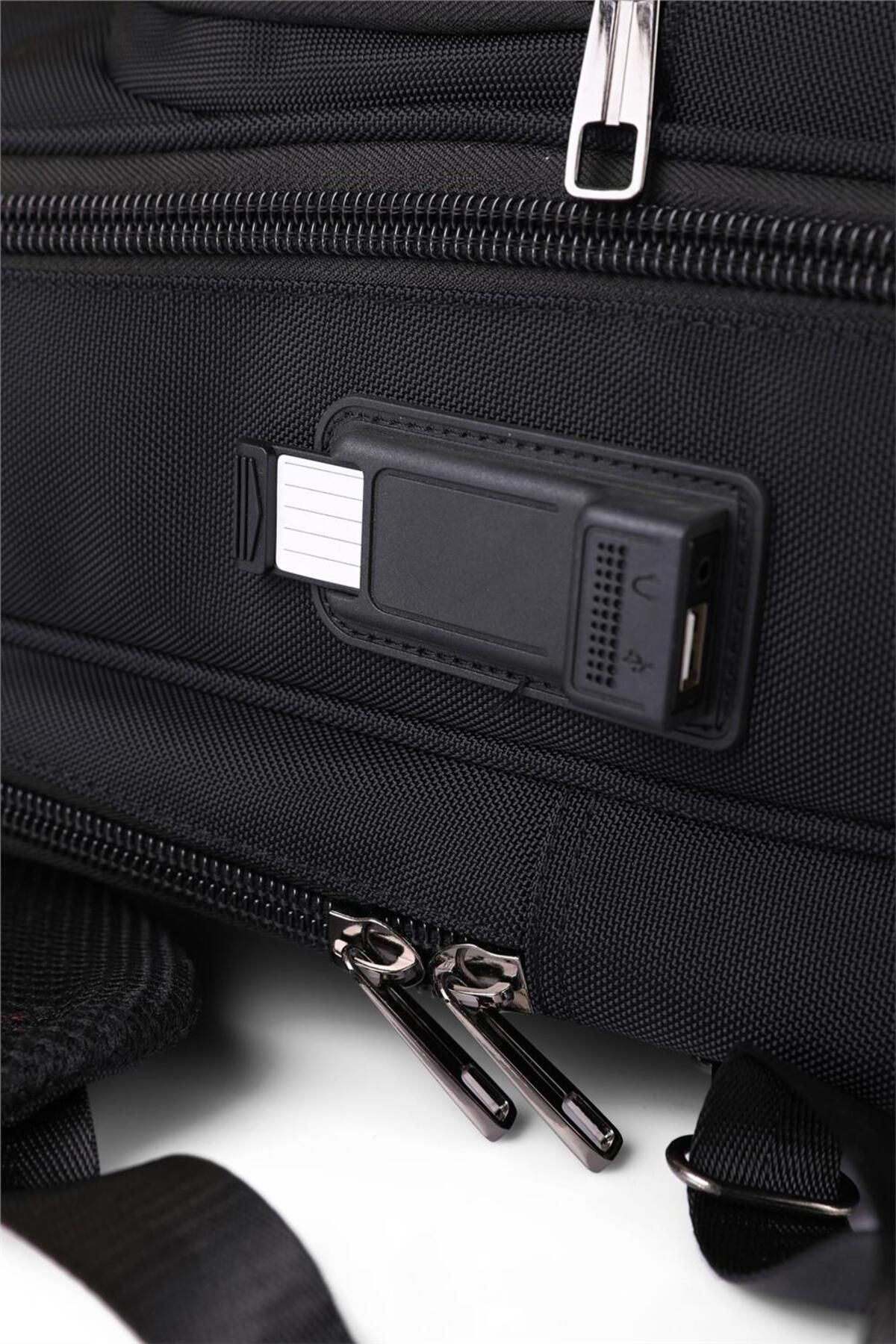 ÇÇS-51270 Backpack with Lockable USB Port and Cross Shoulder Strap 5