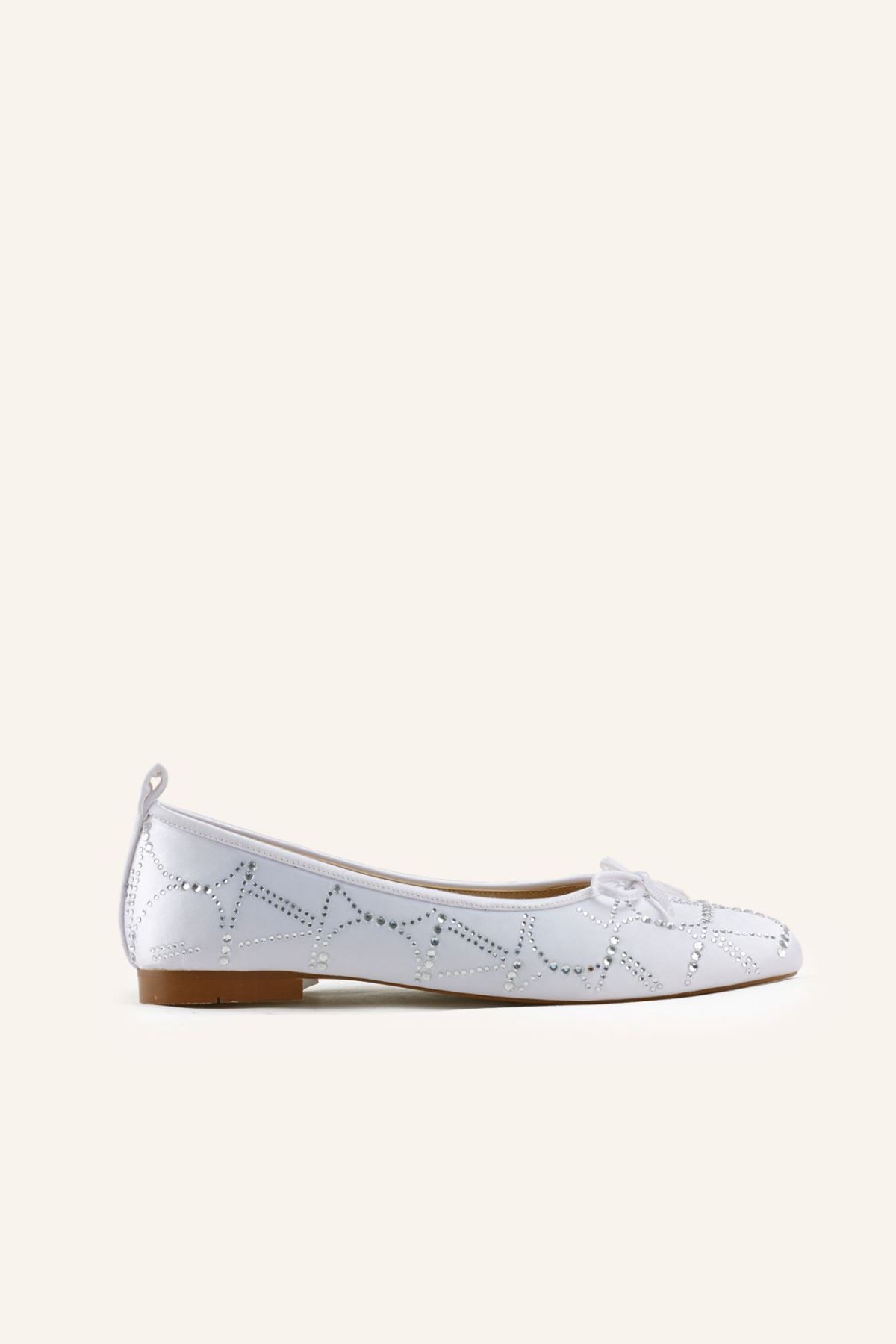 MARCATELLI Balerini De Mireasa Din Satin Plui Femeie - 37