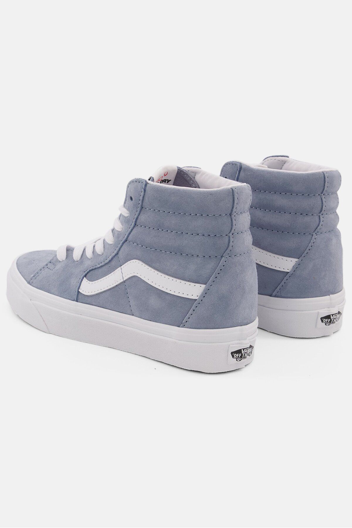 Vans-Women SK8-Hi Lace Up High Cuff Shoes, Blue/White 2