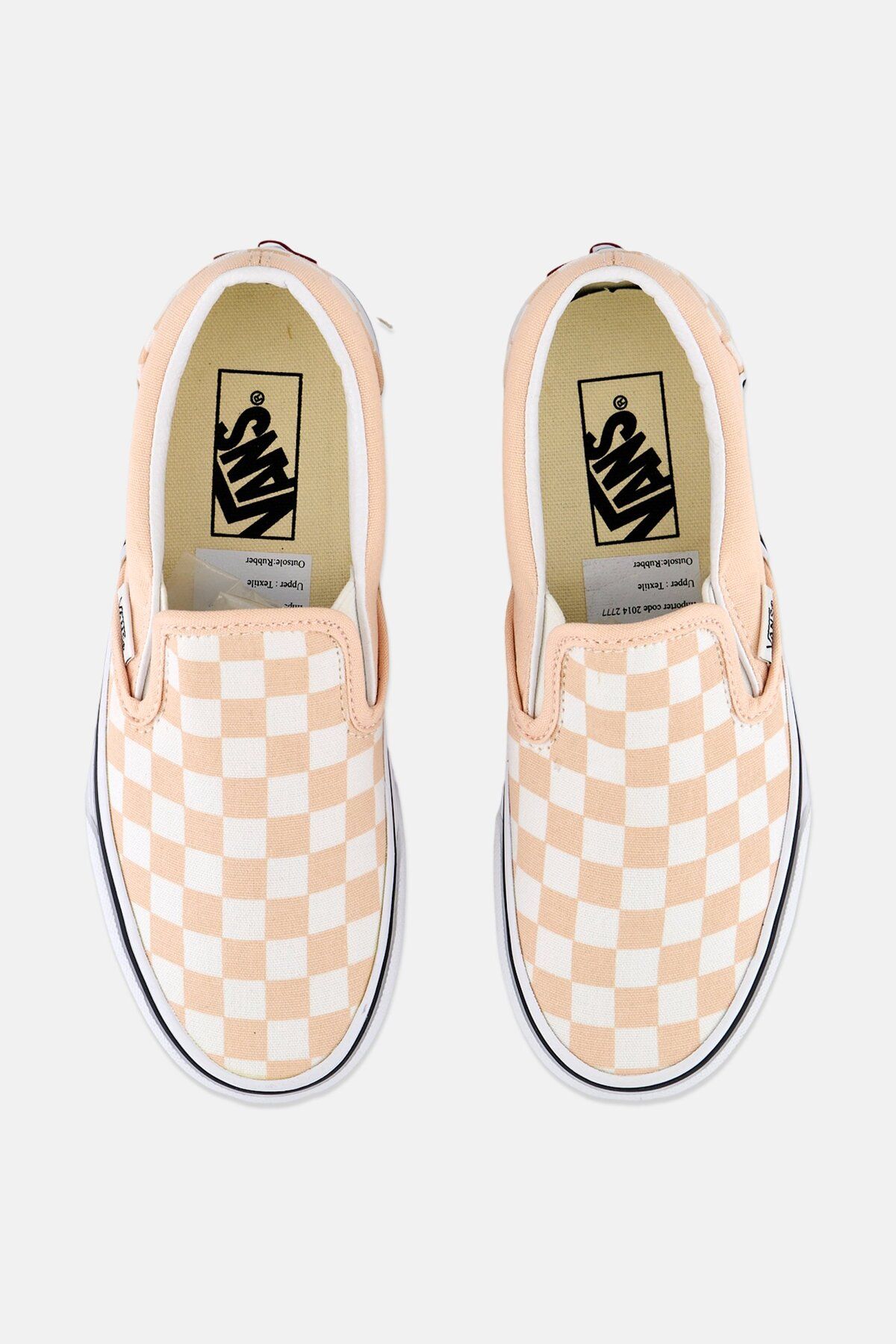 Vans-Women Classic Slip On Shoes, Peach 2