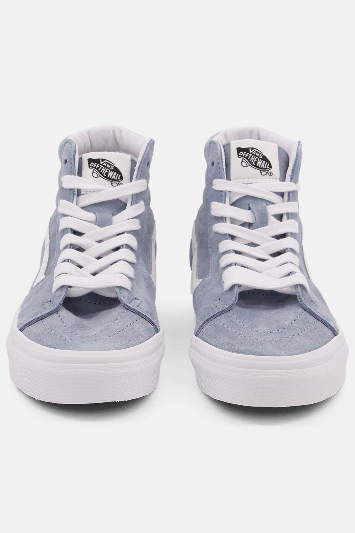 Vans-Women SK8-Hi Lace Up High Cuff Shoes, Blue/White 4