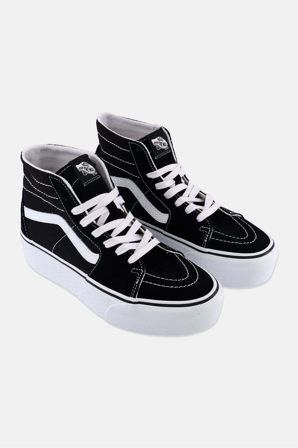 Vans-Men Sk8 Hi Tapered Lace Up Skate Shoes, Black 1