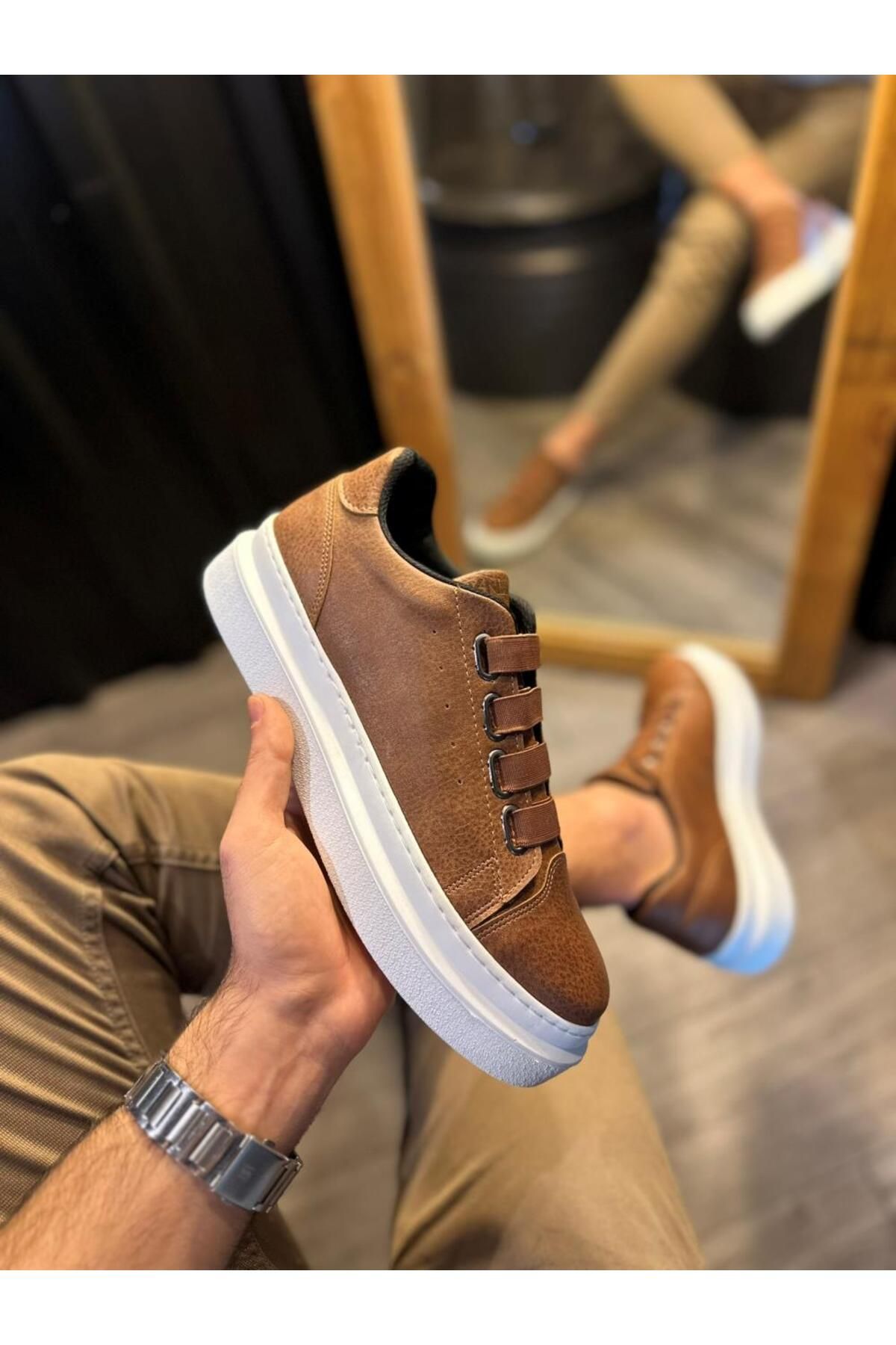 Knack-Pantofi Taba Casual - Model 521 4