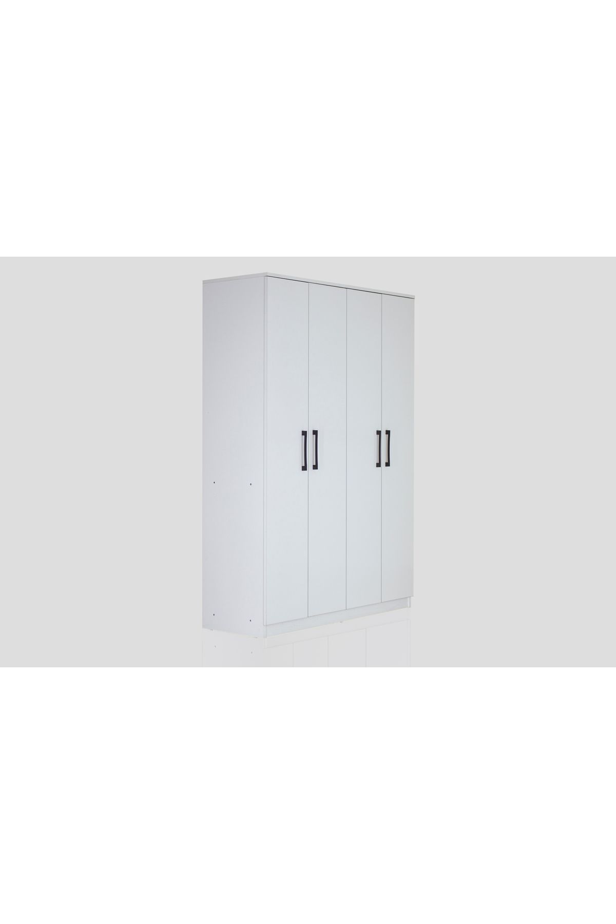 4 Kapılı Beyaz Gardırop Dolap T-900 120 X 174 X 45-1