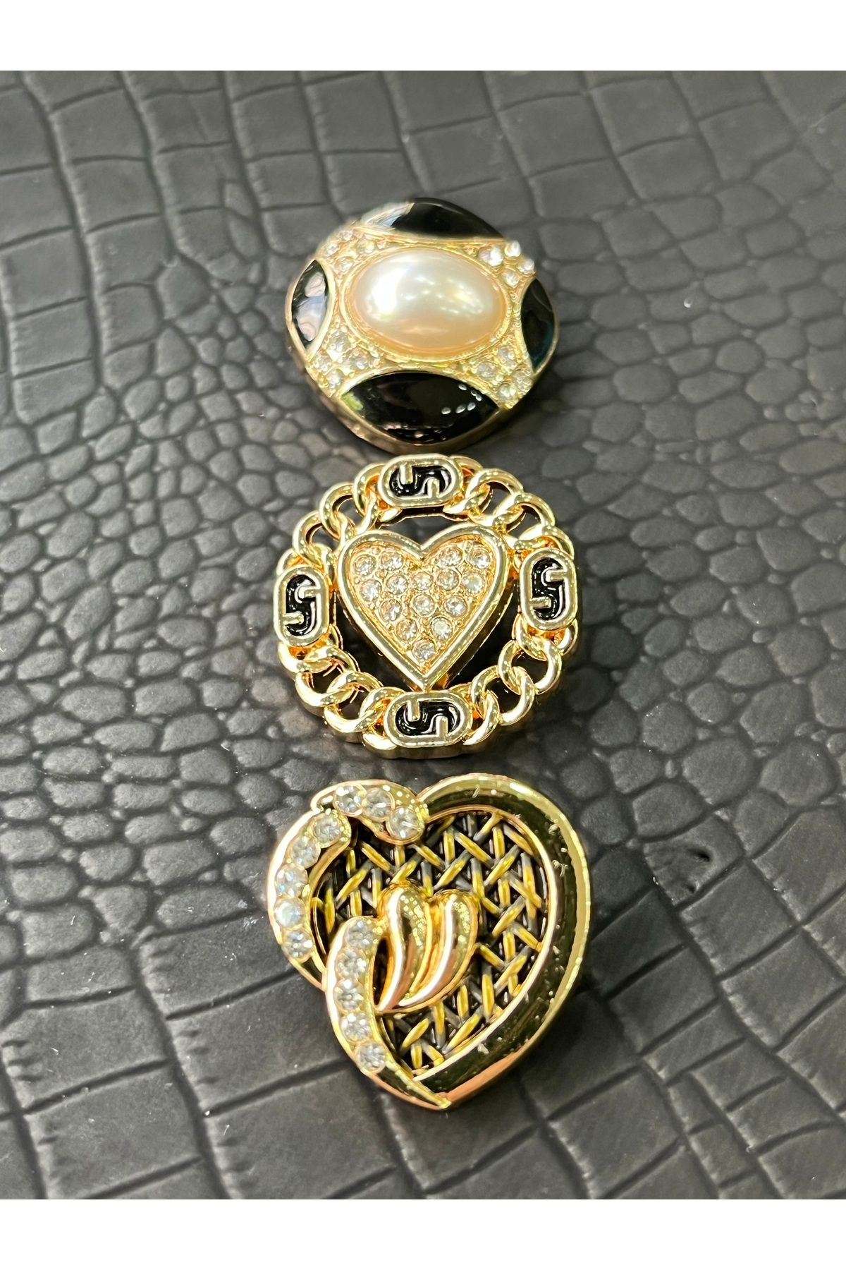 ODDA TASARIM ATÖLYESİ-Luxury Design 3-Piece Combin Button Set 3