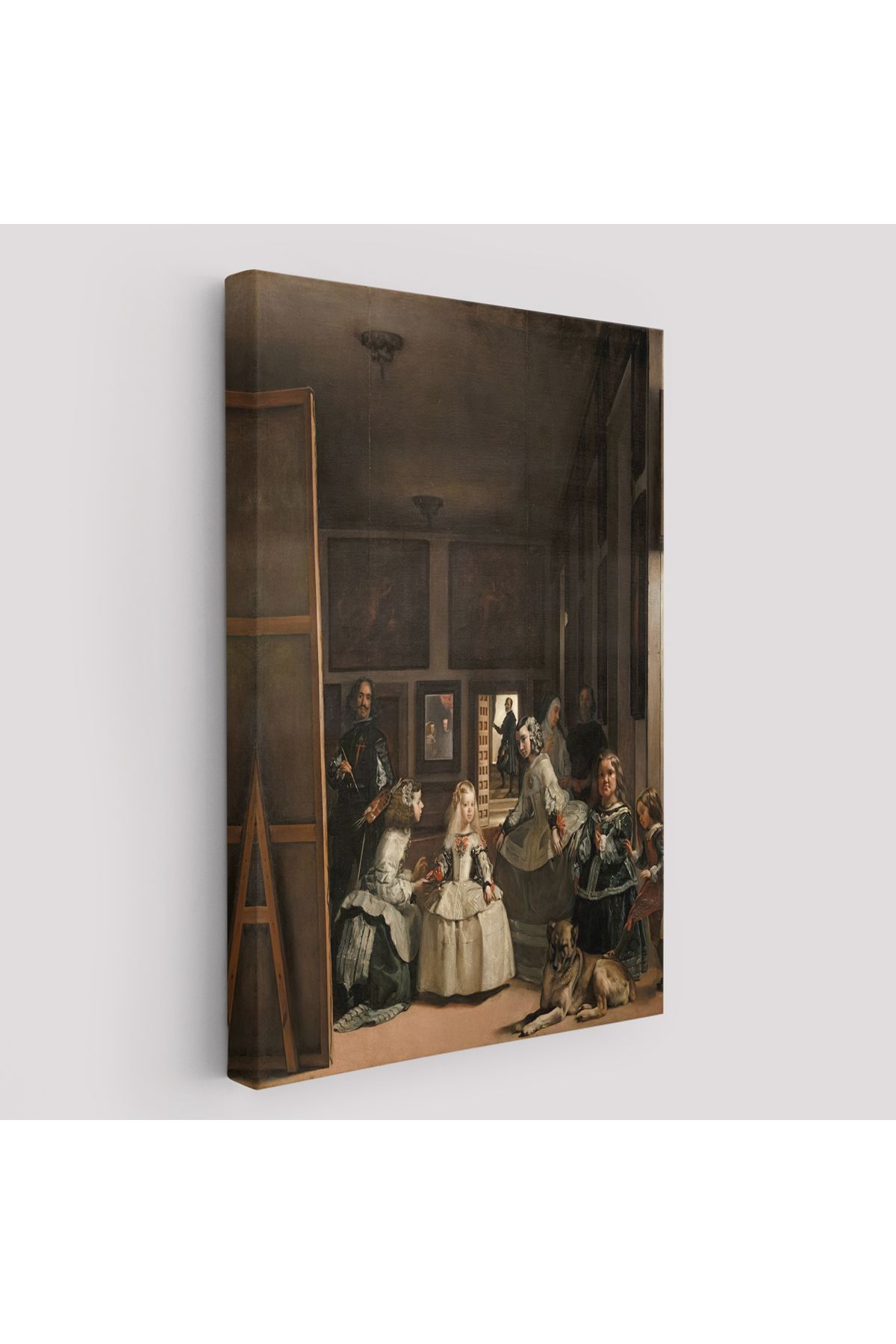 Doğal Bizden DB Las Meninas-Diego Velázquez Klasik Sanat Kanvas Tablo-5243