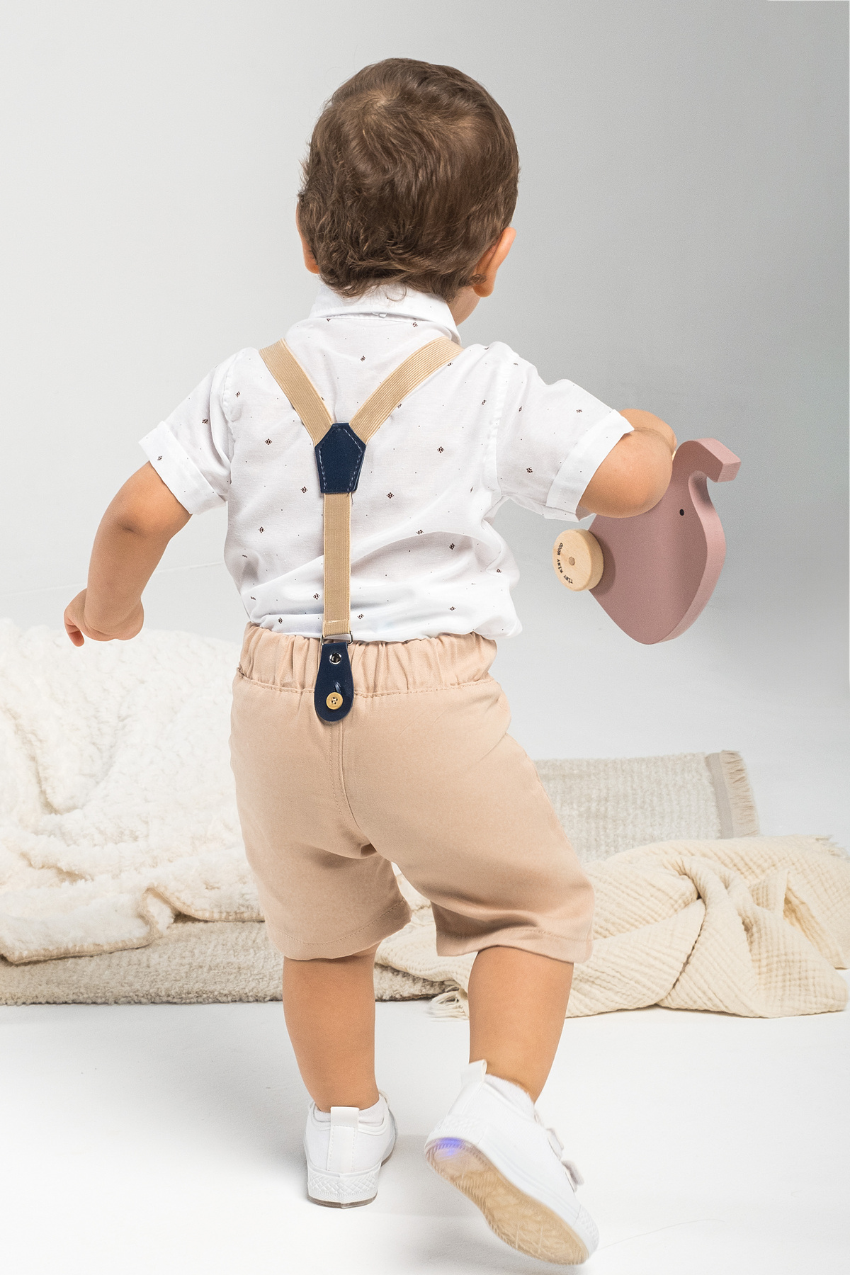 Mai Perla 4 Parça Yazlık Erkek Çocuk Gömlekli Slopetli Özel Gün Takım fotoğrafı 2 (önizleme)