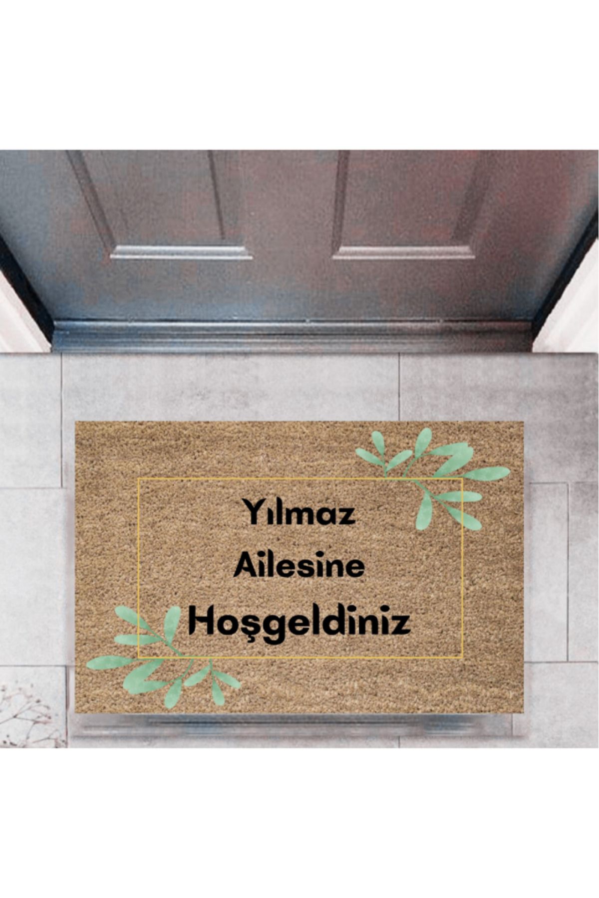 Home Kapı Önü Paspası Dekoratif Dijital Baskı Kişiye Özel P-2316