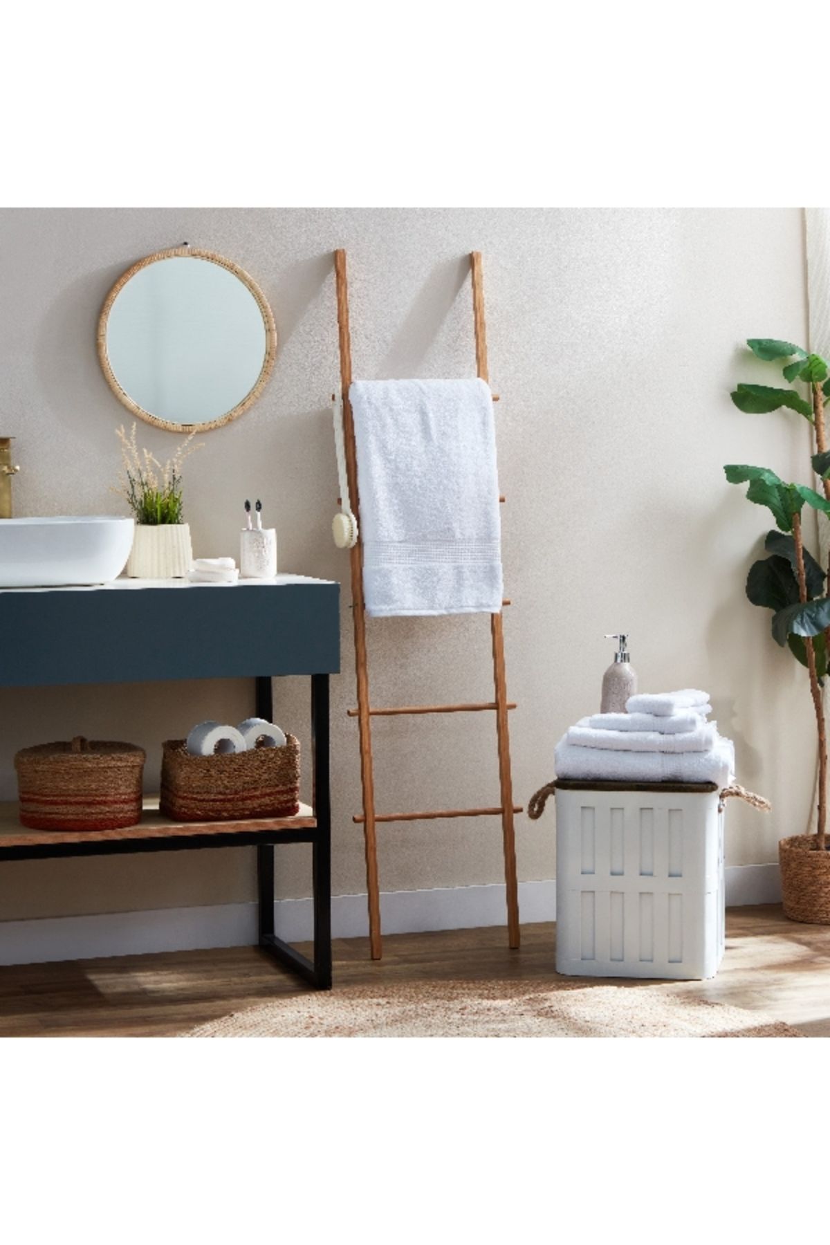 Home Box-White Haven Luxy Bliss Cotton Bath Towel - 75x150 cm 5