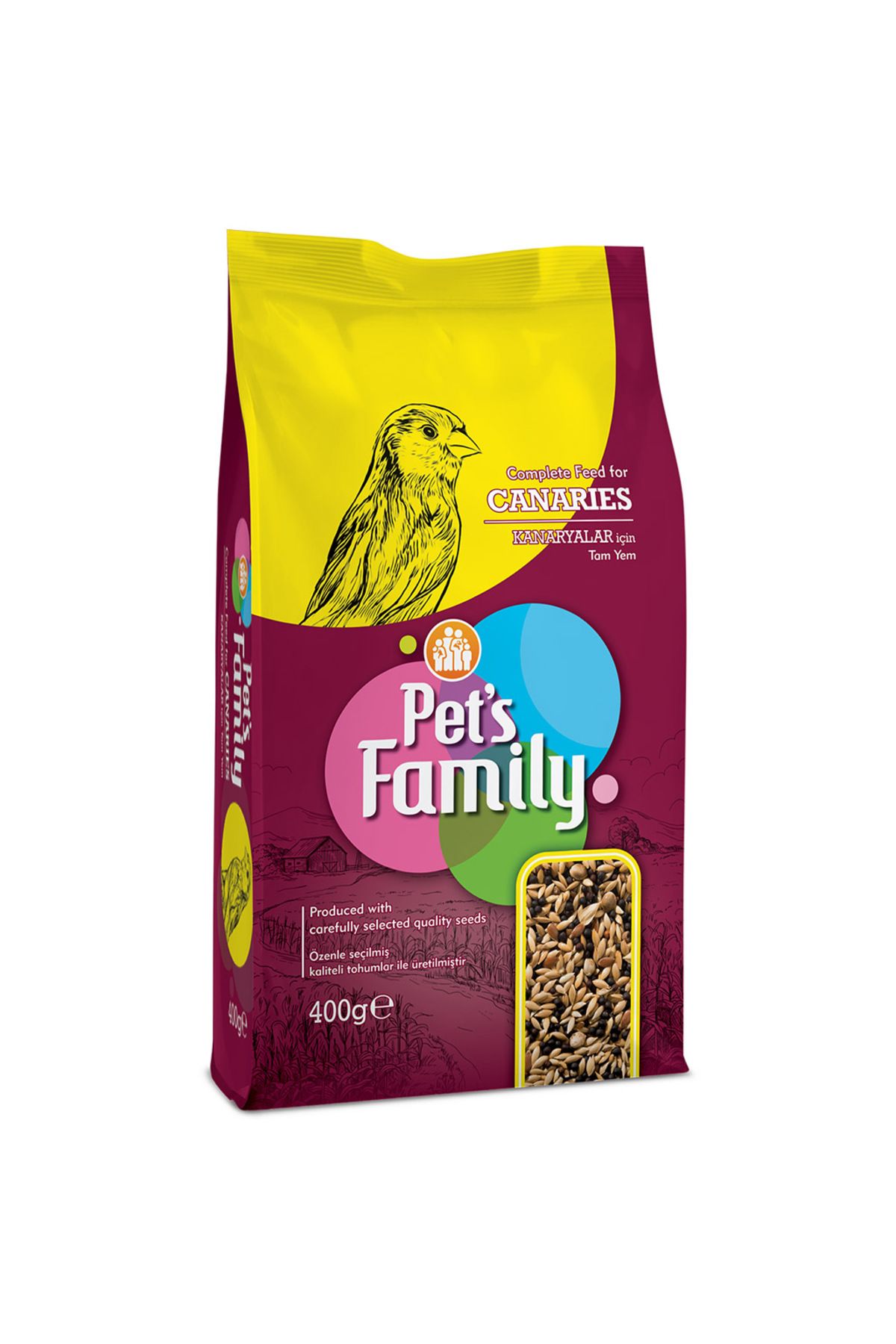 Pets Family KANARYA YEMI 400G X 2 ADET 661142