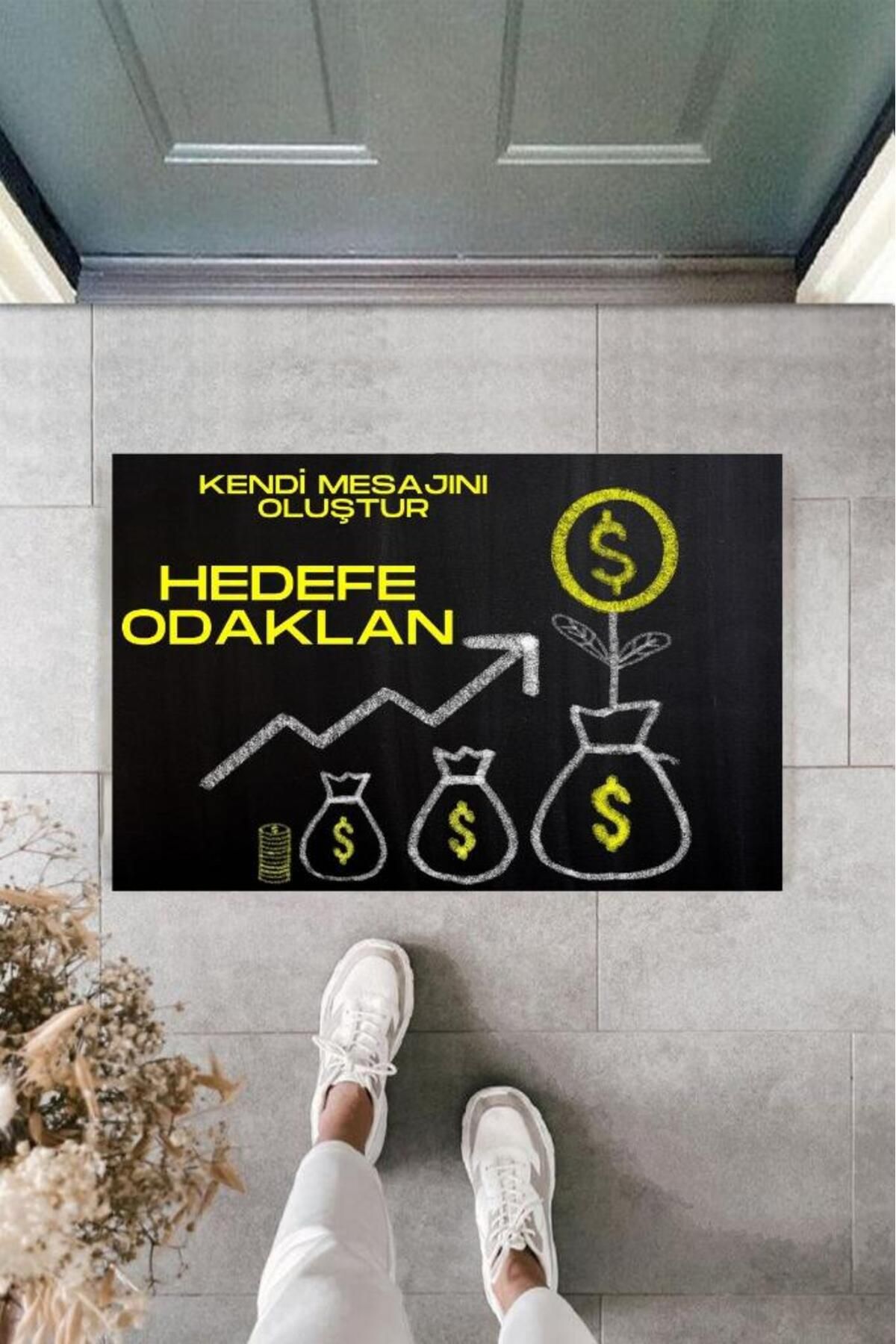 Home Dijital Baskı Kişiye Özel İç Kapı Dekorasyon Paspas  PS11284