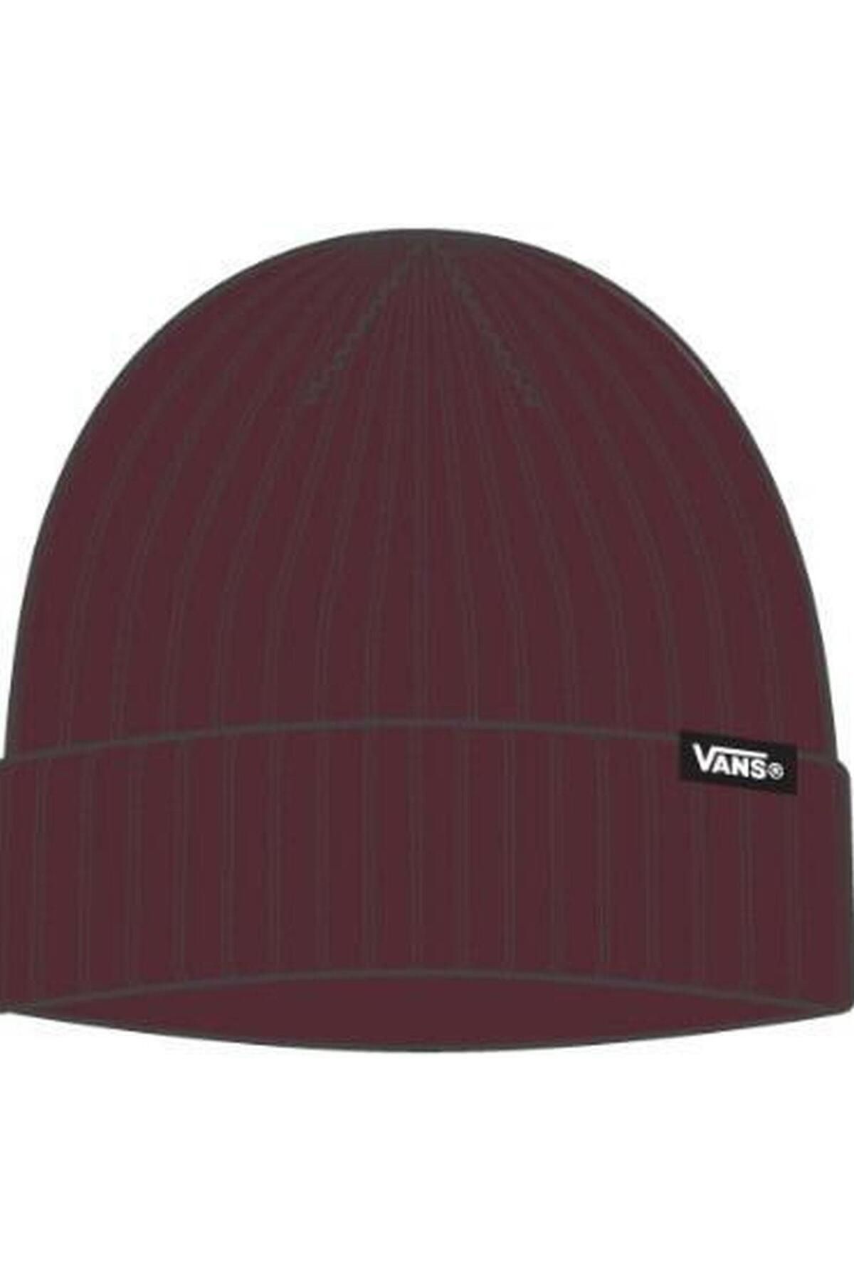 Vans-Mn Clipped Cuff Beanie-B Men's Hat Vn0A53Vw4Qu1 Claret Red-Os 1