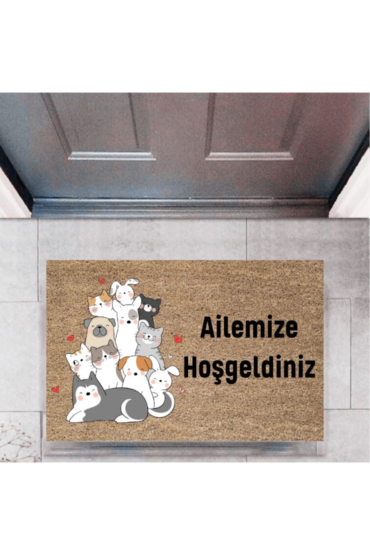 Home Kapı Önü Paspası Dekoratif Dijital Baskı Kişiye Özel P-2413