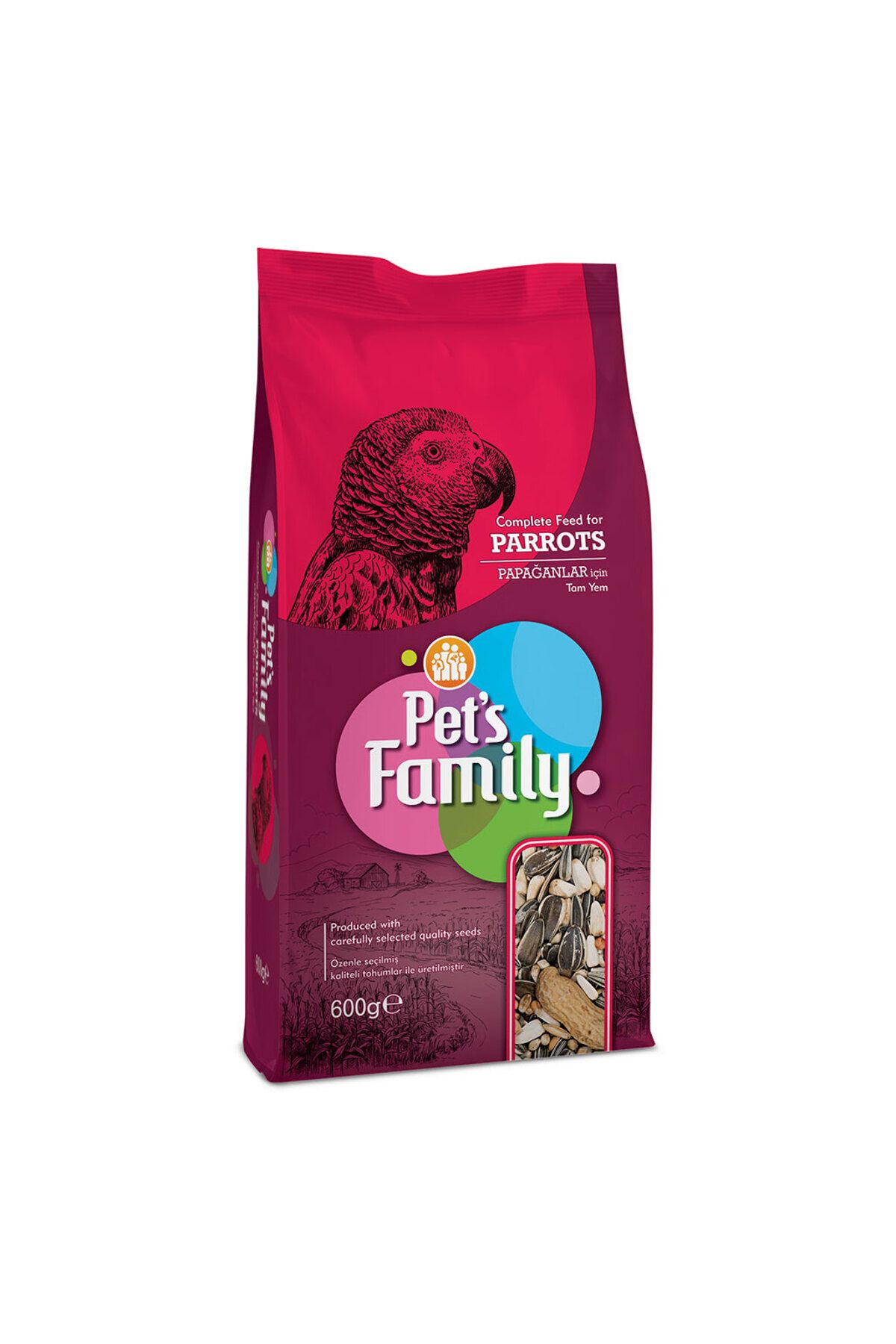 Pets Family PAPAĞAN YEMI 600G X 2 ADET 492113