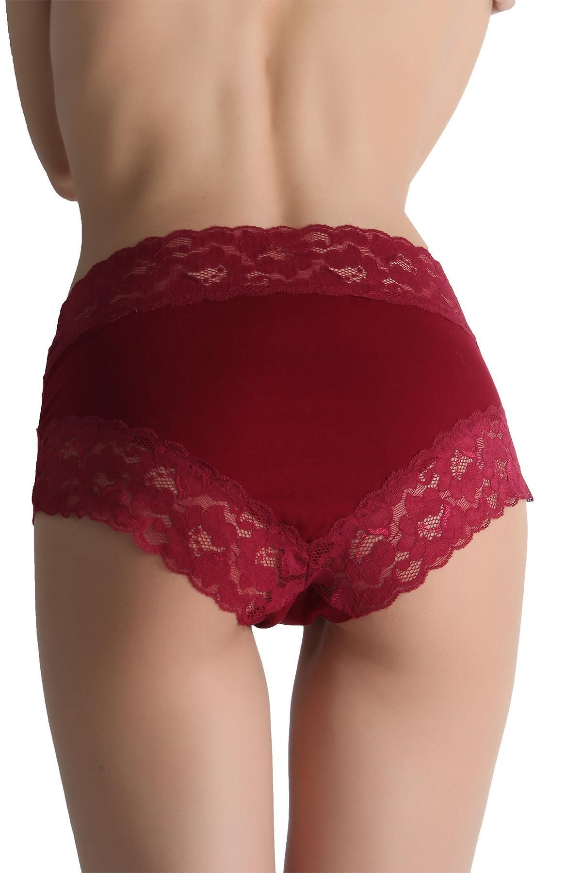 Miorre-Lace High Waist Comfortable Fit Women's Panties 4