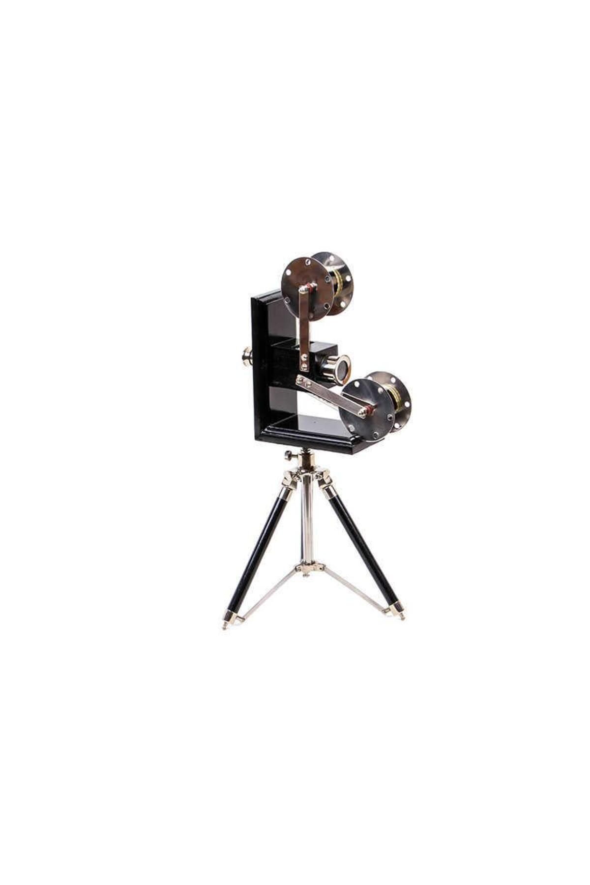 LiderGlobal Projektör Tripod Modeli Vintage Dekoratif Hediyelik