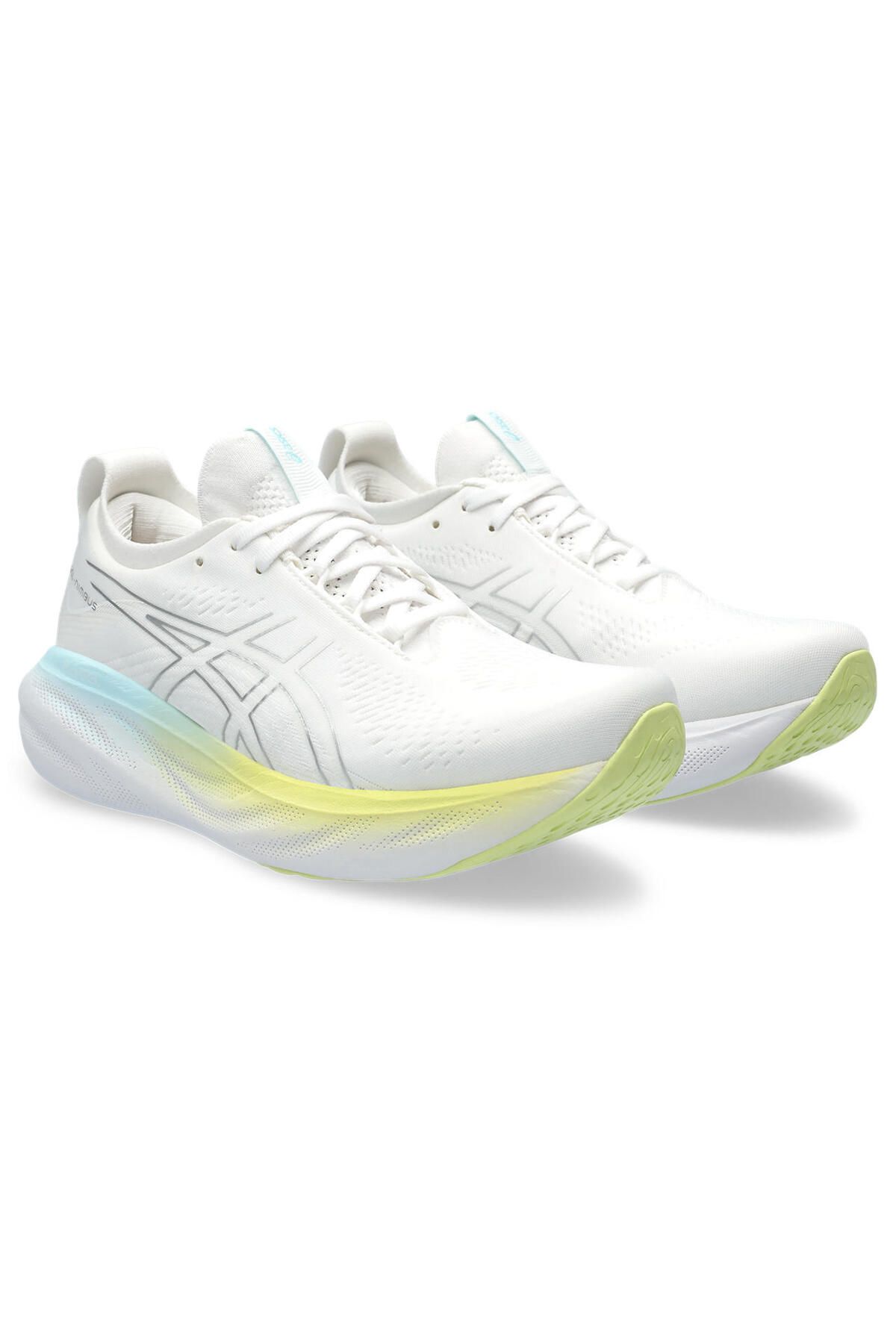Asics کفش دویدن سفید زنانه Gel-nimbus 25