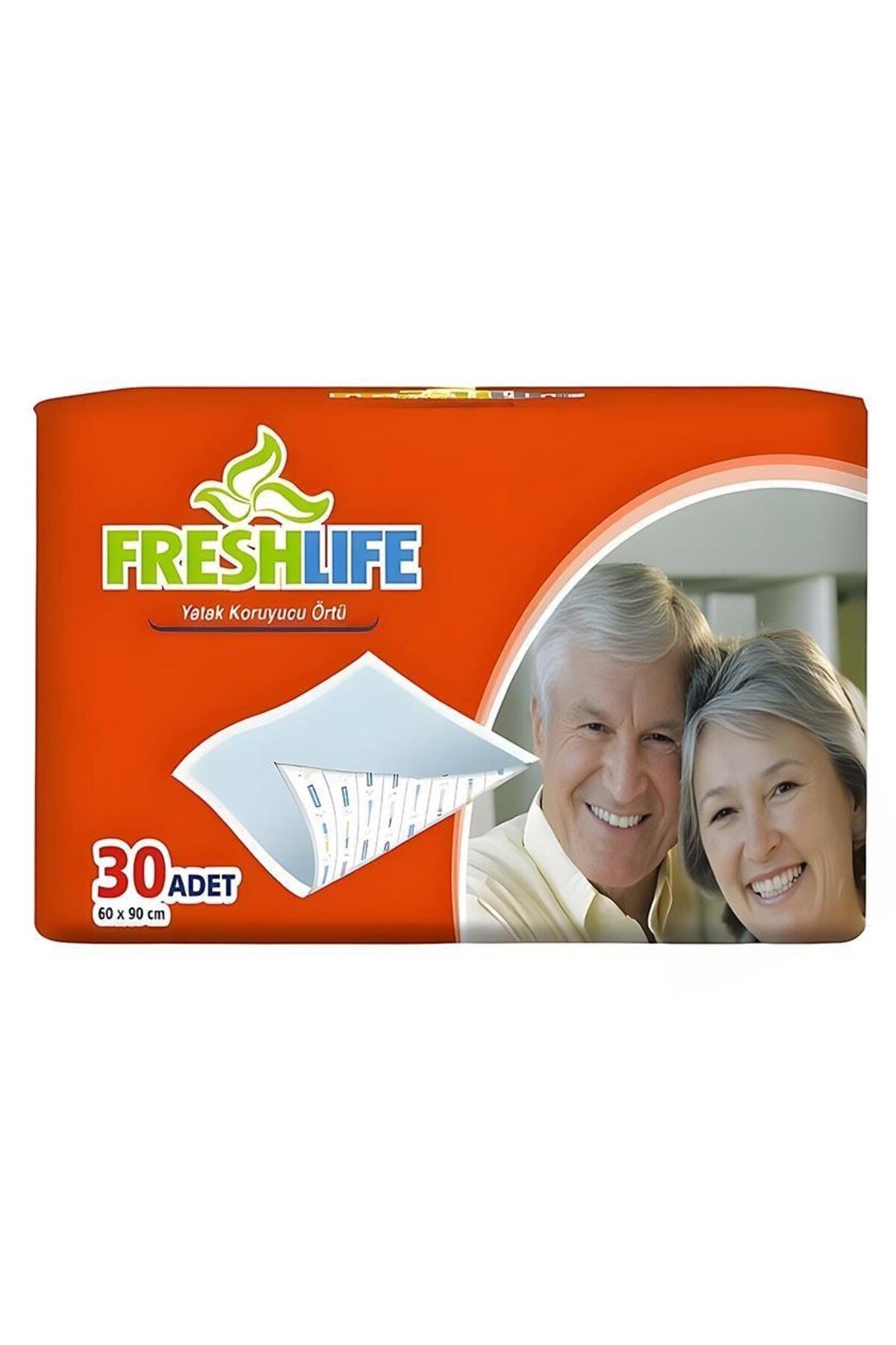 Freshlife Yatak Koruyucu Sıvı Geçirmez Emici Örtü 60 X 90 Cm 30'lu Paket